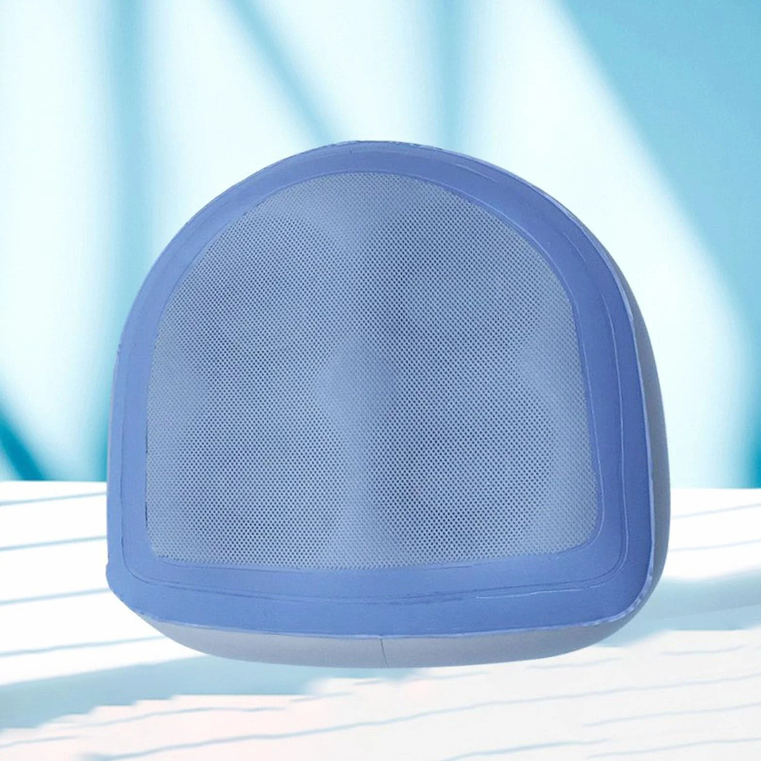 Rehausseur de Hauteur Gonflable avec Ventouses, Support de Spa, Matelas en Maille pour Baignoires