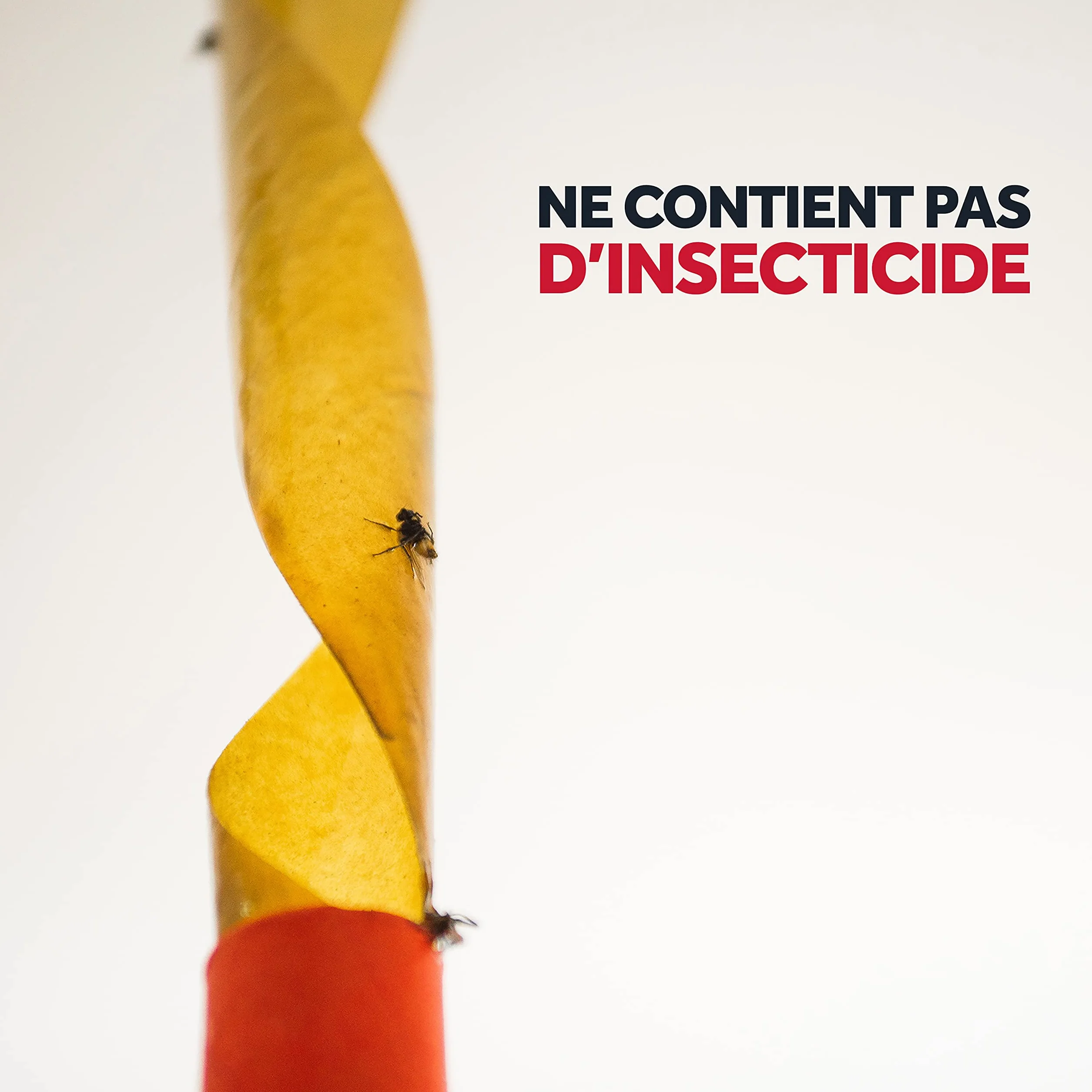 Raid Rubans Attrape-Mouches 4 Pièces Sans Insecticides 8 Semaines