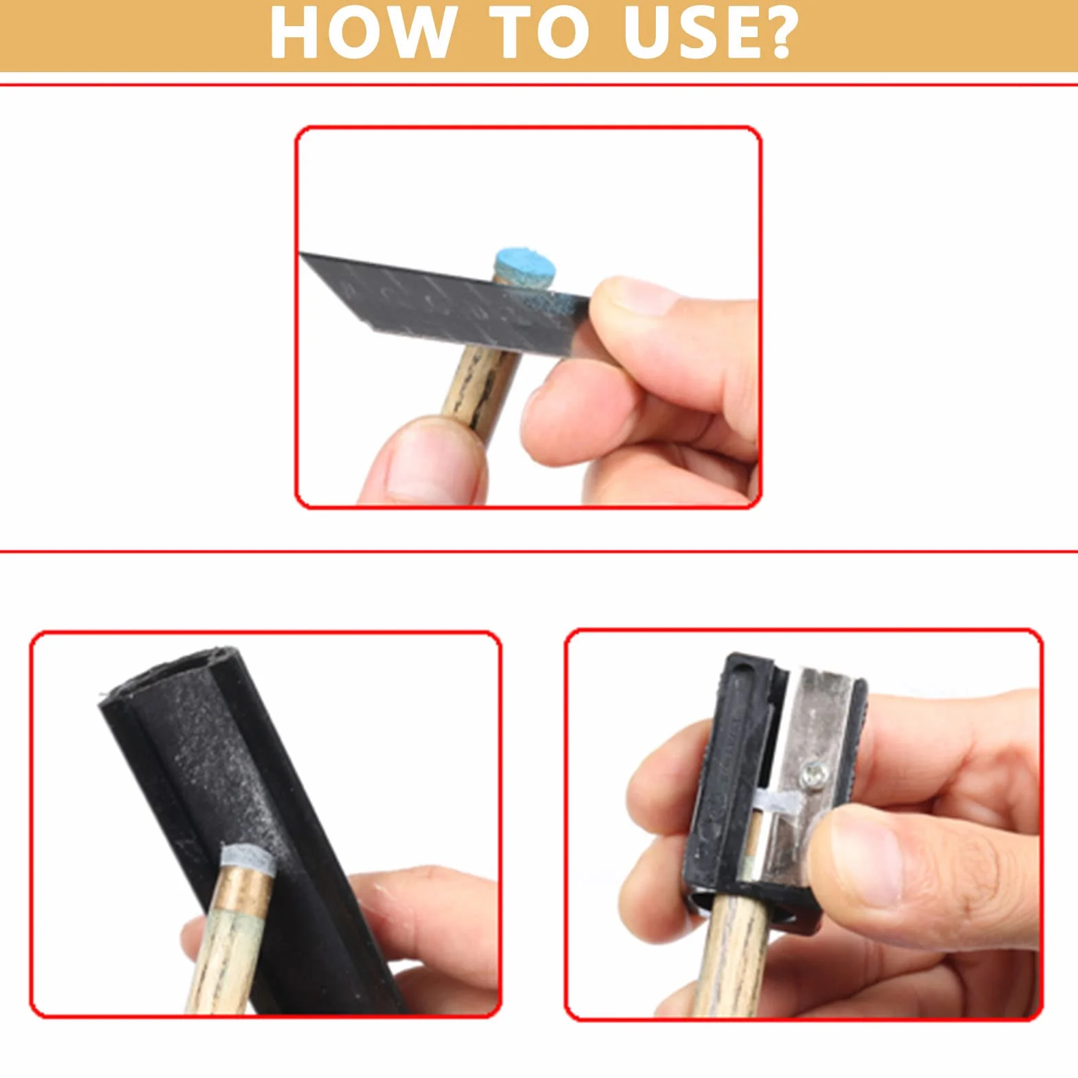 11 Snooker Outils de réparation pour Queue de Billard et Accessoires de Rechange en Cuir