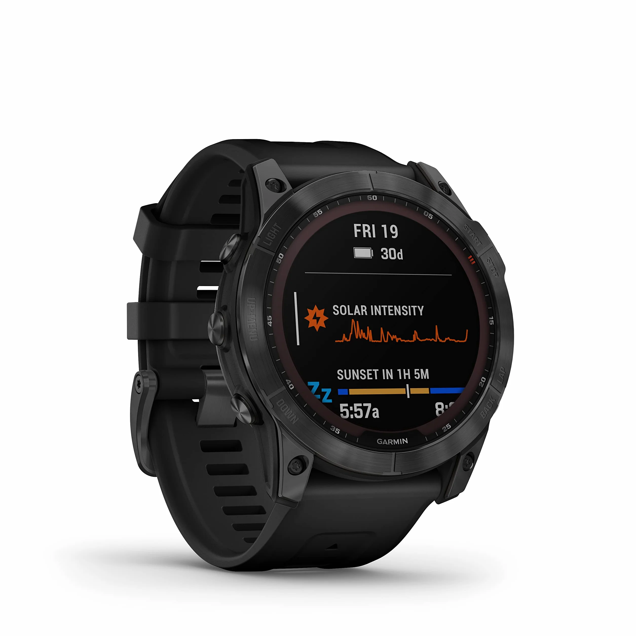 Garmin fenix 7X Solar Montre GPS Multisports Haute Performance 51 mm Noir