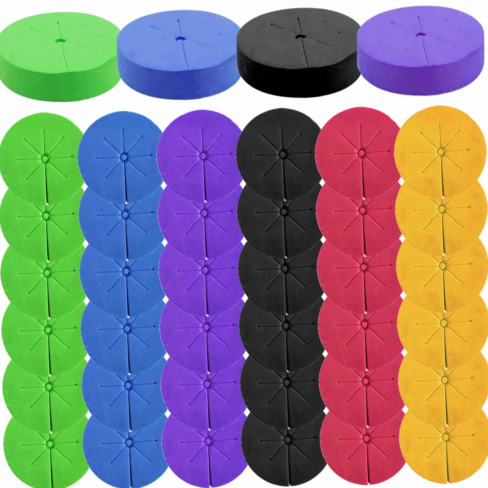 Éponges hydroponiques 40 pcs, inserts de cloner en mousse néoprène pour pots de filet 2 pouces, aéroponique