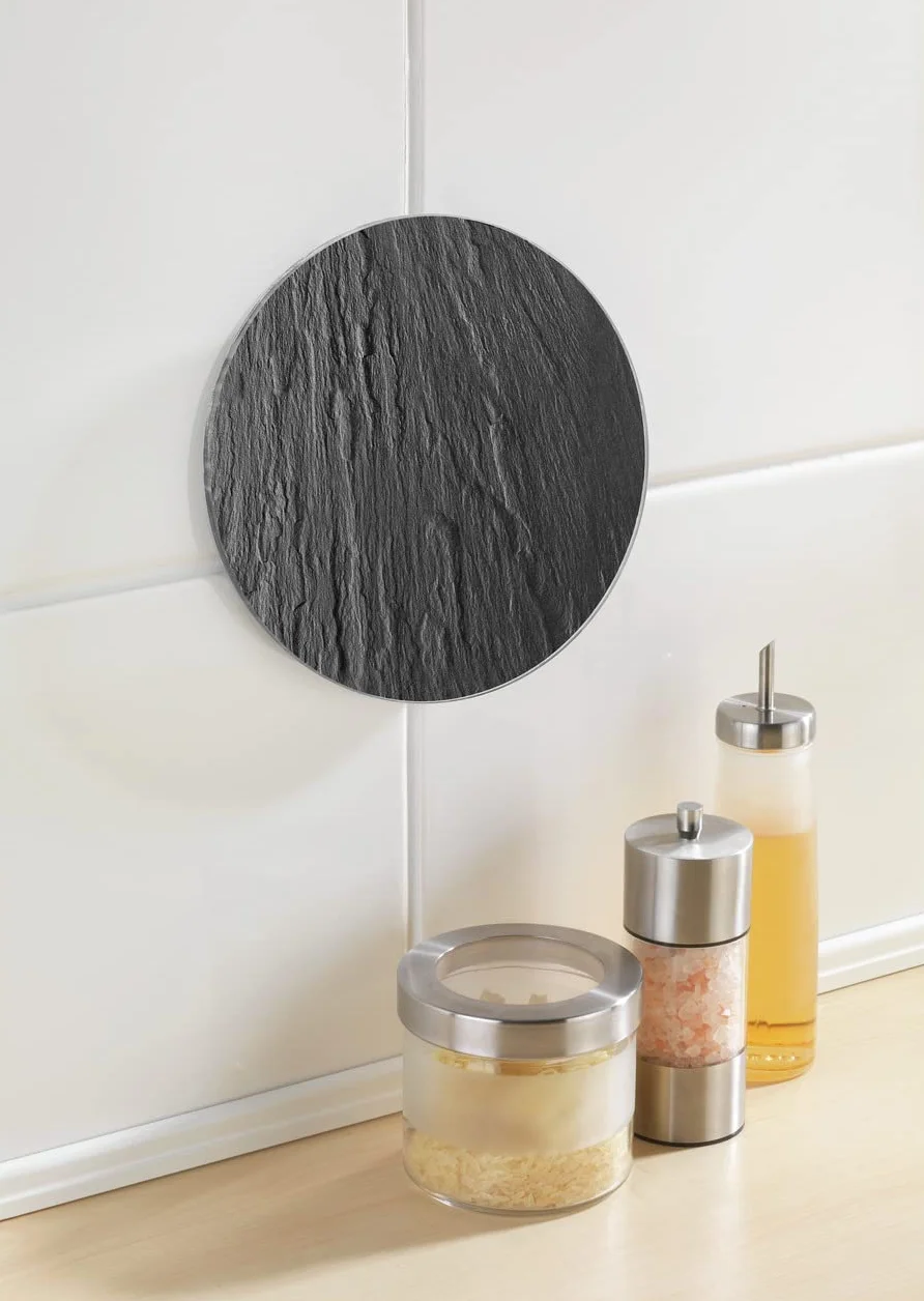 WENKO Dessous de casserole Ardoise rond Ø20cm verre trempé protection chaleur table