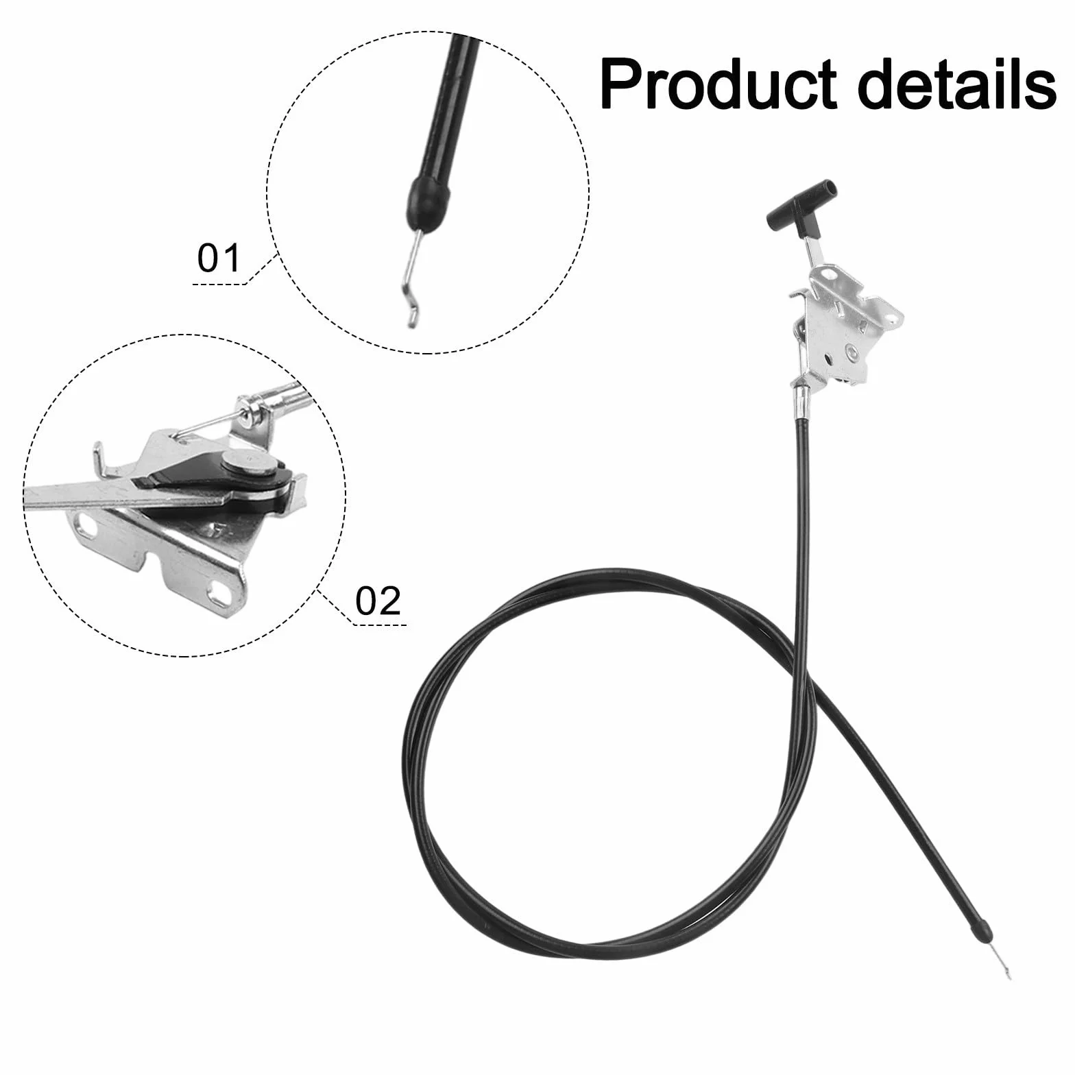 Câble d'accélérateur 52420002 19729-26979 compatible WS32 WS36 pour débroussailleuse