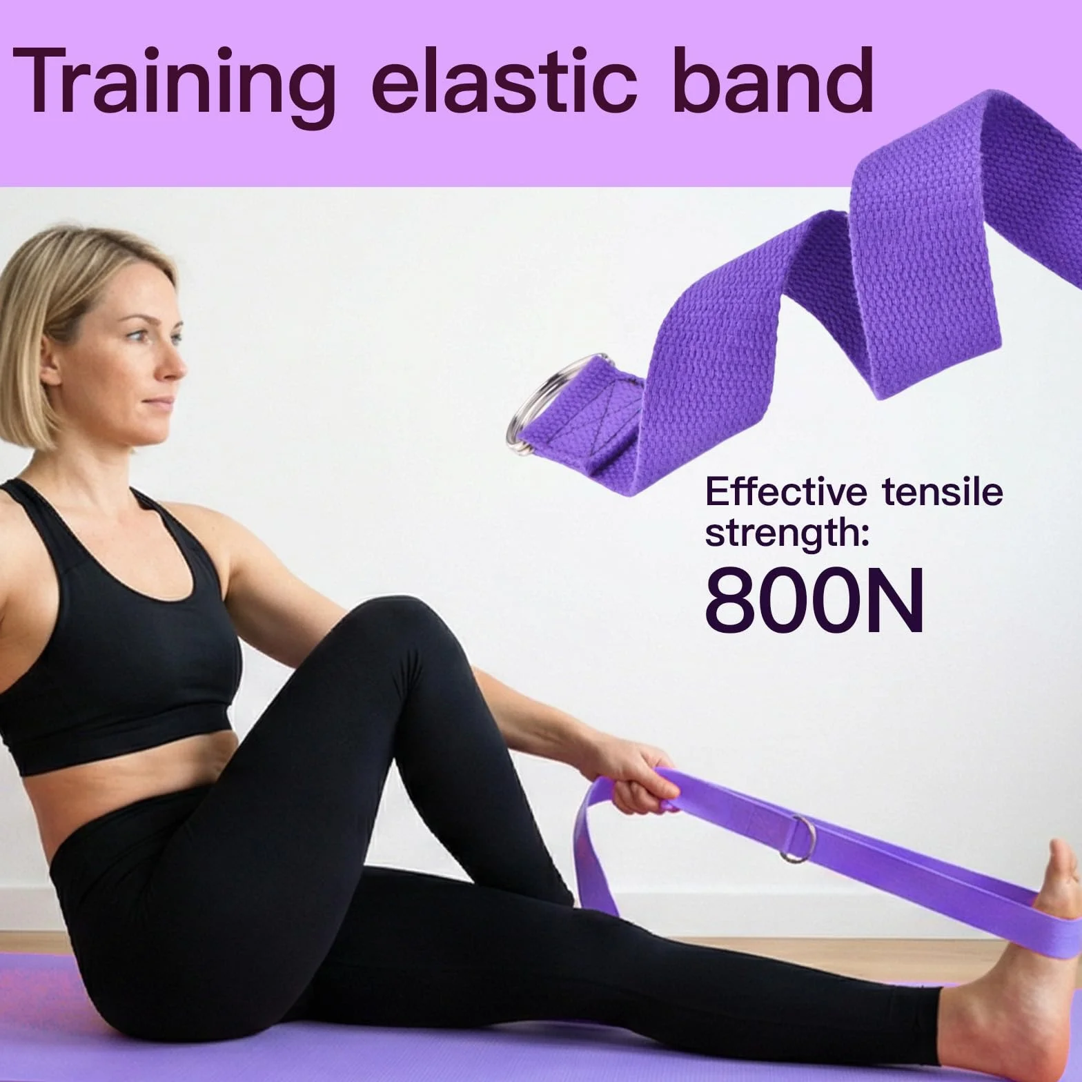 7 Pièces Kit Pilates Maison Accessoire Pilates Femme Kit: Yoga Ball, Resistance Bands, Pilate Ring, Yoga Band, Pompe à air pour l'Entraînement à Domicile et en Studio