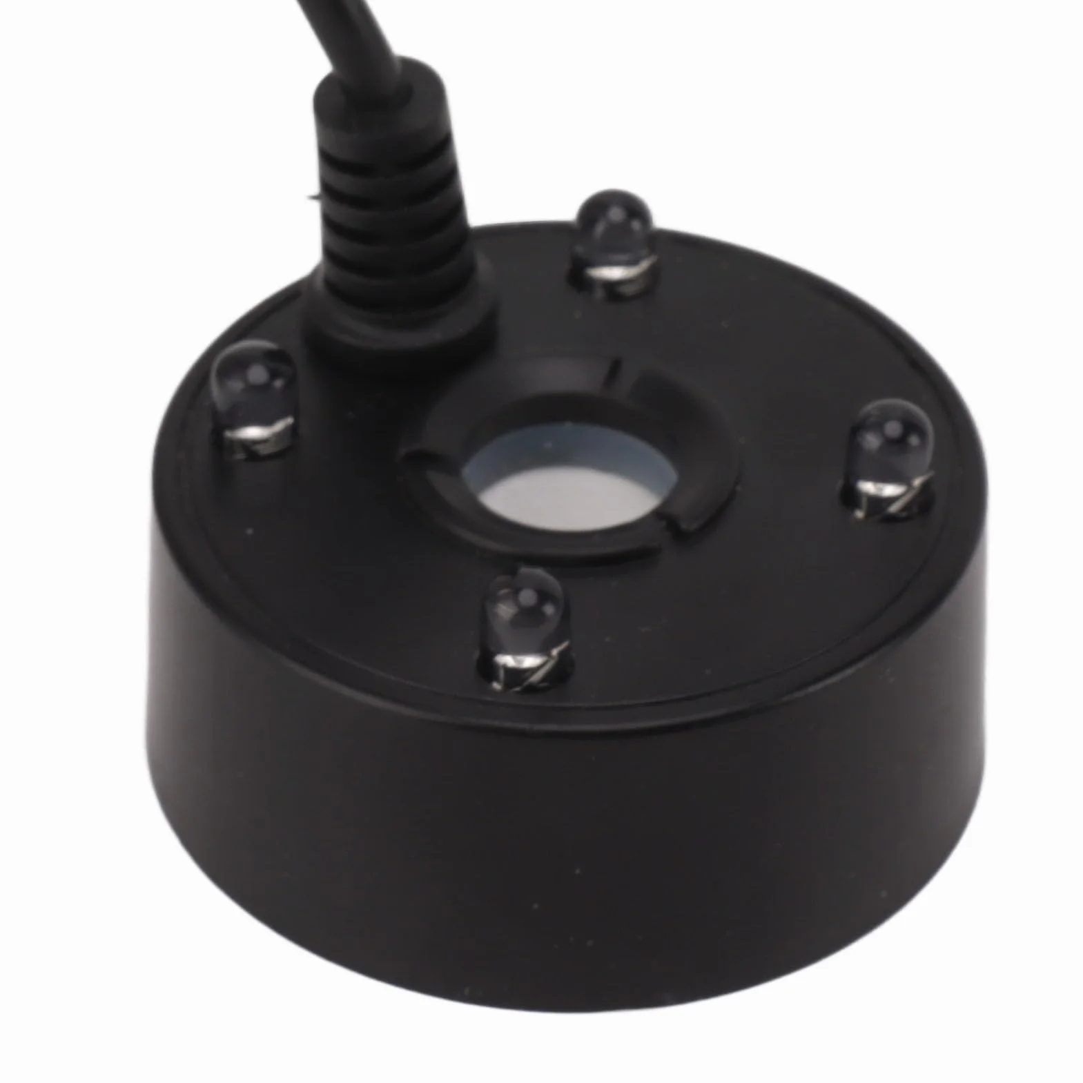 Brumisateur USB 5V LED Machine à Brouillard pour Étang Rocaille Réservoir Poissons Noir