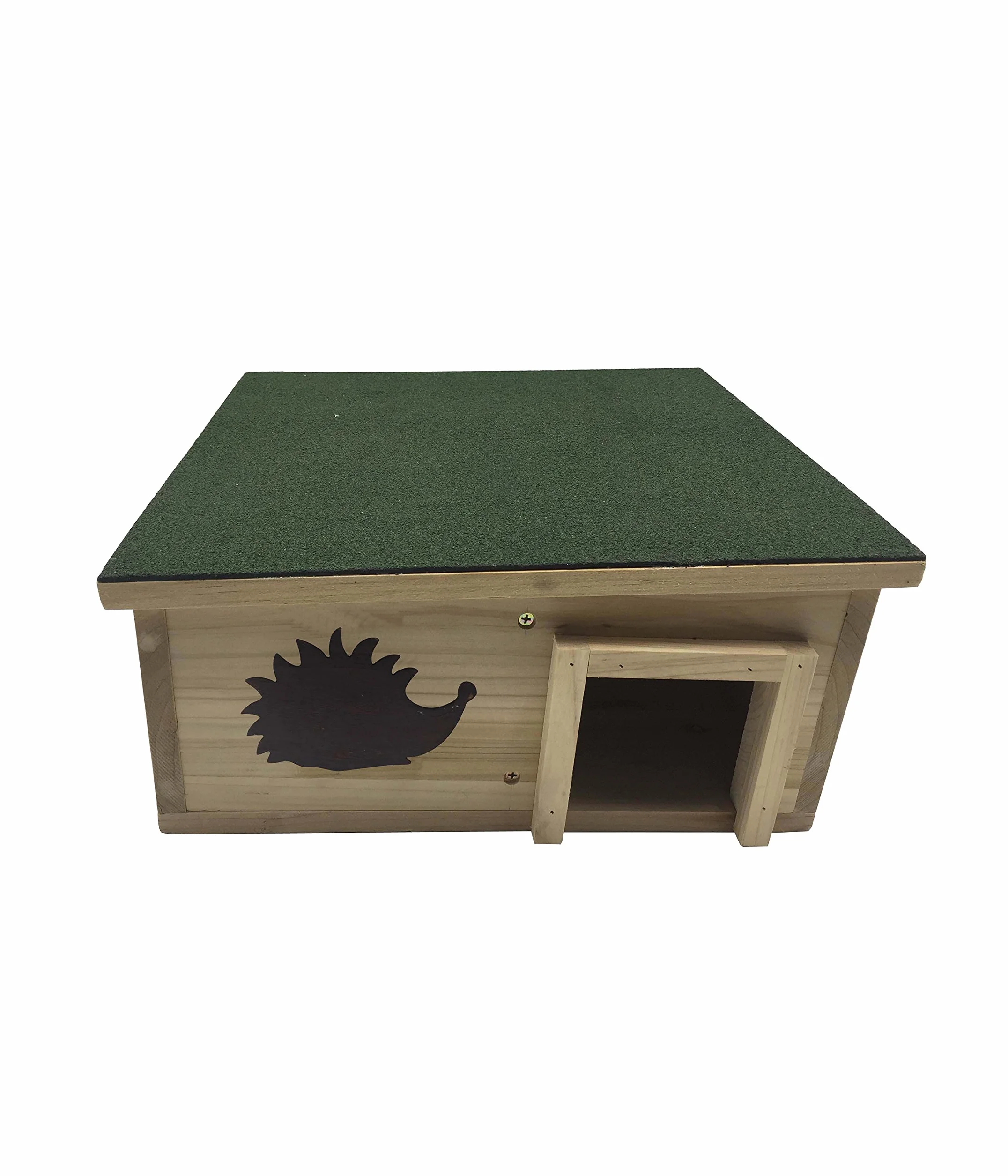 Dehner Natura Maison de hérisson Karlie 40 x 40 x 19 cm Bois de Sapin Naturel