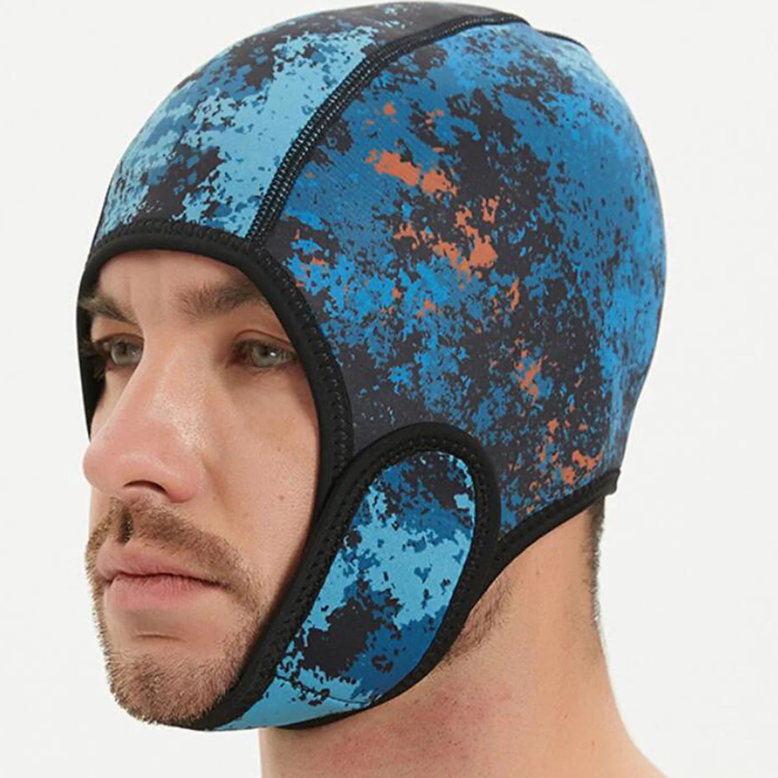 TOOYFUL Capuche De Plongée 2 Mm en Néoprène, Plongée Casquette, Surf Cap, Cagoules De Plongée pour Combinaison De Plongée, Bonnet De Surf, Bonnet De Bain pour Femme, Homme, Surf, Canoë, Voile, Noir