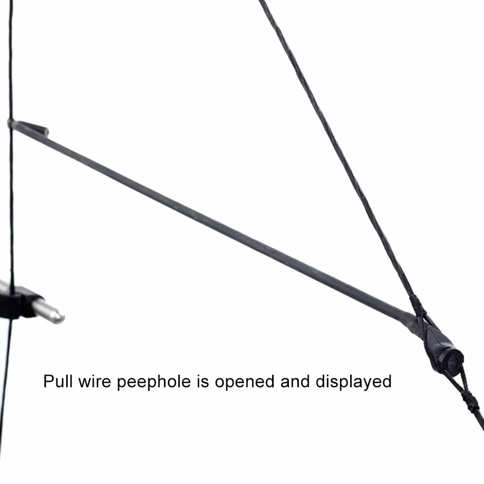 DONGKER 3 Pièces 1/4 '3/16 "Peep Sight,3/16' Tir a l'arc Silicone Peep Sight Tube,Chasse Arc Sight Peep pour Tir a l'arc Accessoires d'arc Composé