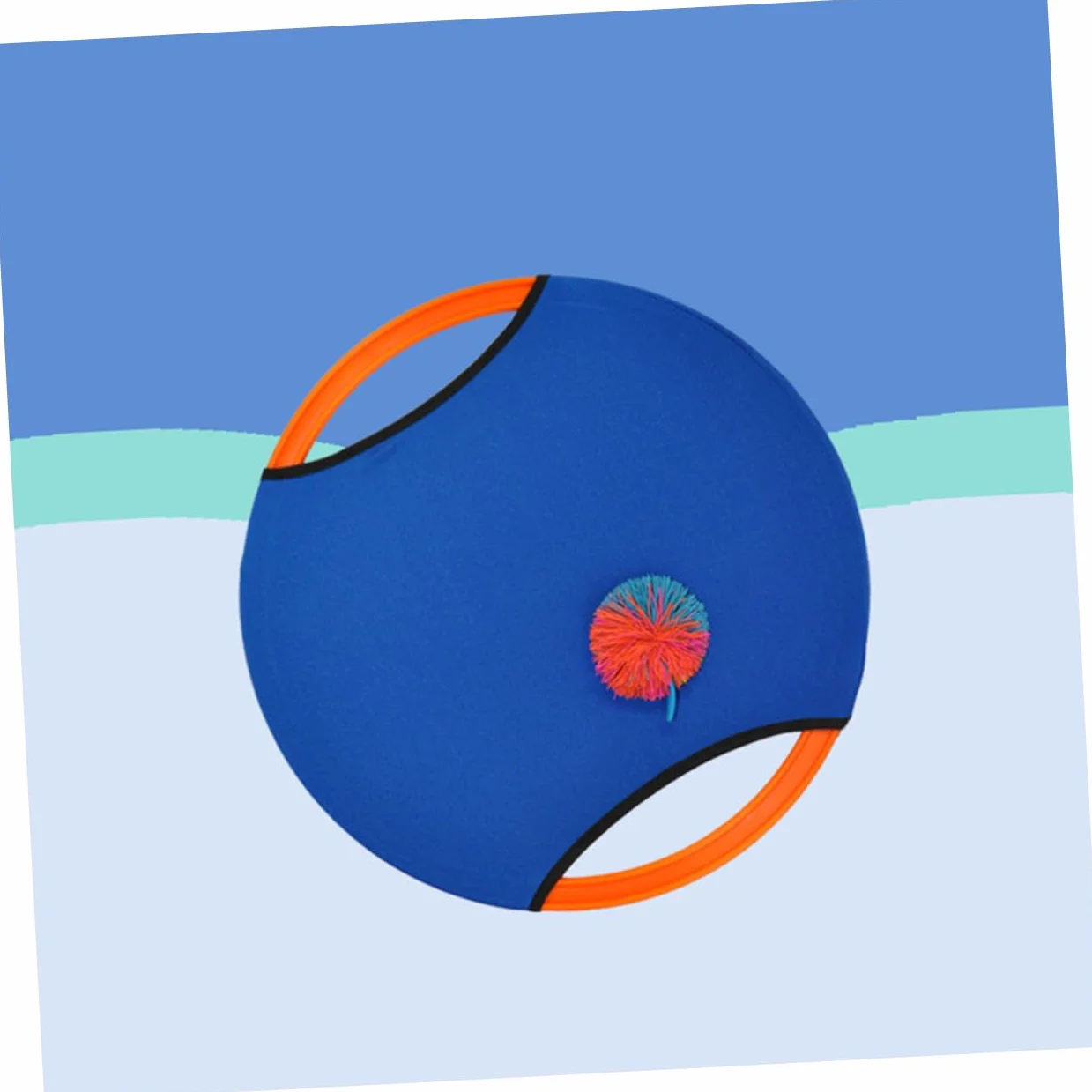 BESPORTBLE 1pièce Raquette À Balle Rebondissante pour Garçon Fille Jouet De Jeu Extérieur Amusant pour Plage Parc Et Écoles Balle Raquette Couleur Aléatoire
