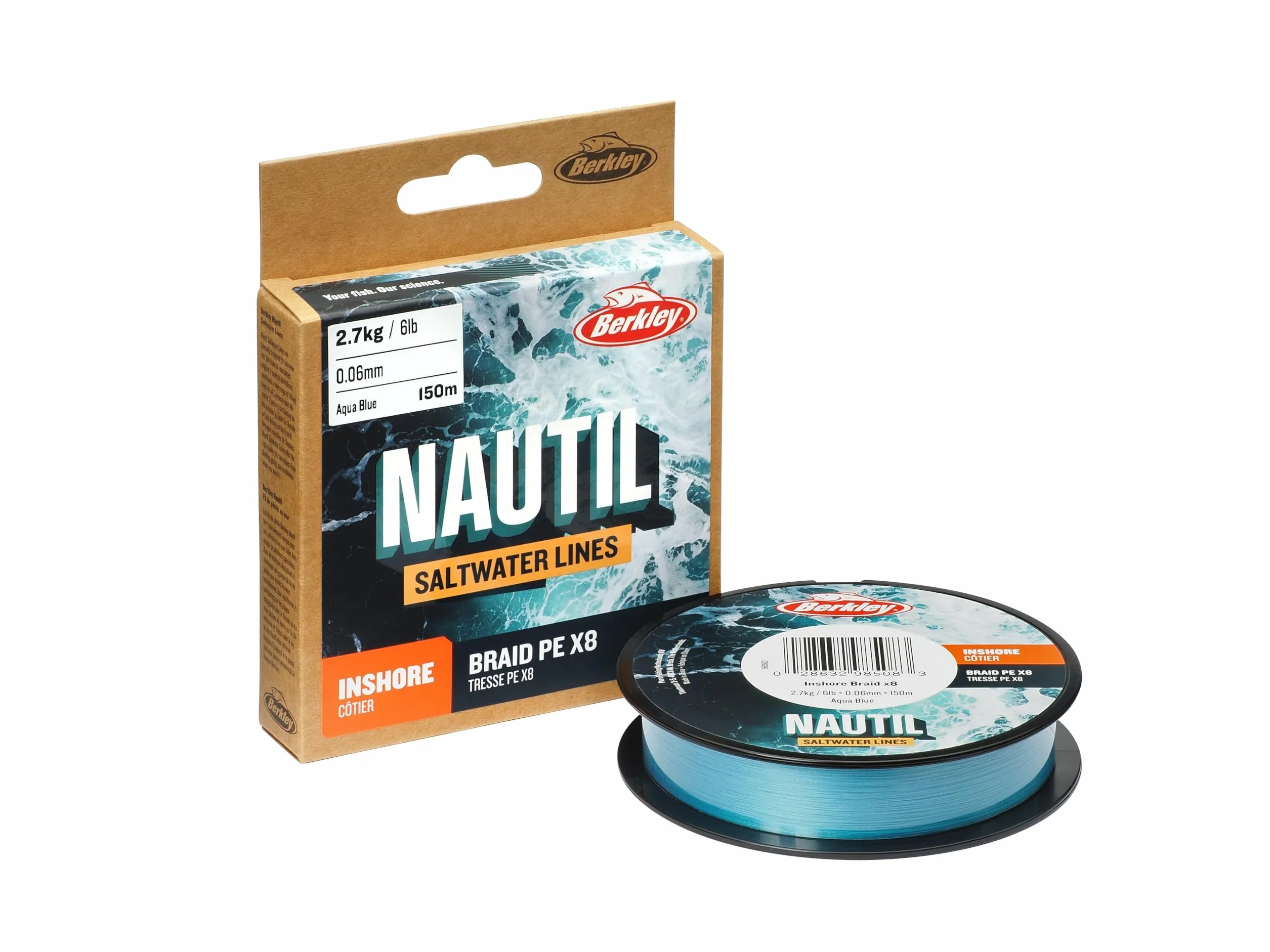 Berkley Nautil Inshore Ligne de pêche tressée