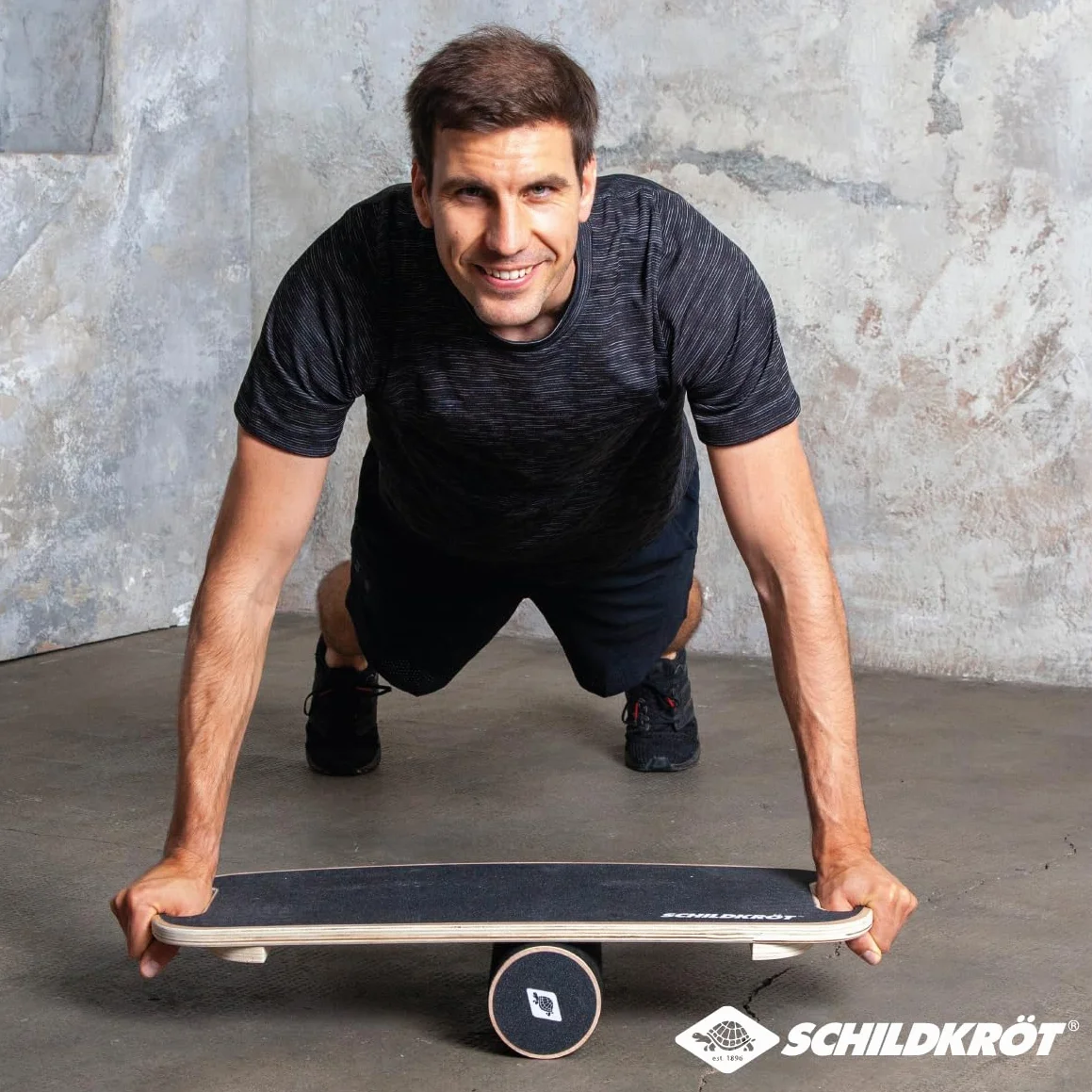 Schildkröt Planche d'Équilibre en Bois Véritable, Surface Antidérapante