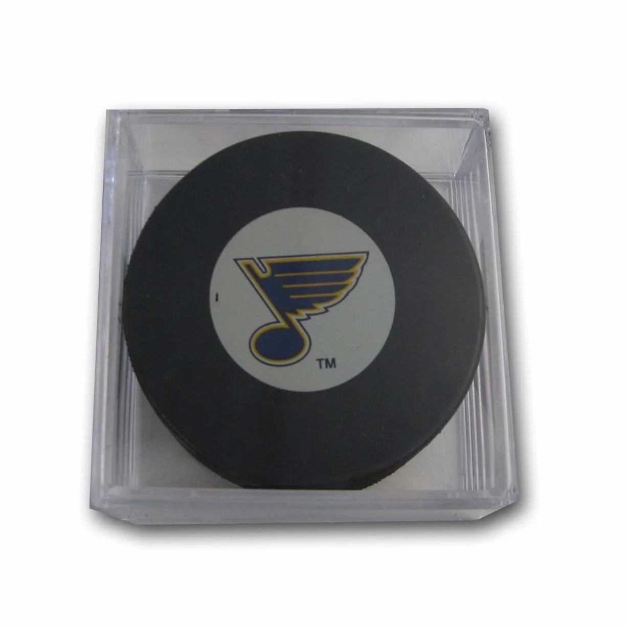 Rondelle de hockey souvenir des Blues de St. Louis de la LNH avec rondelle carrée