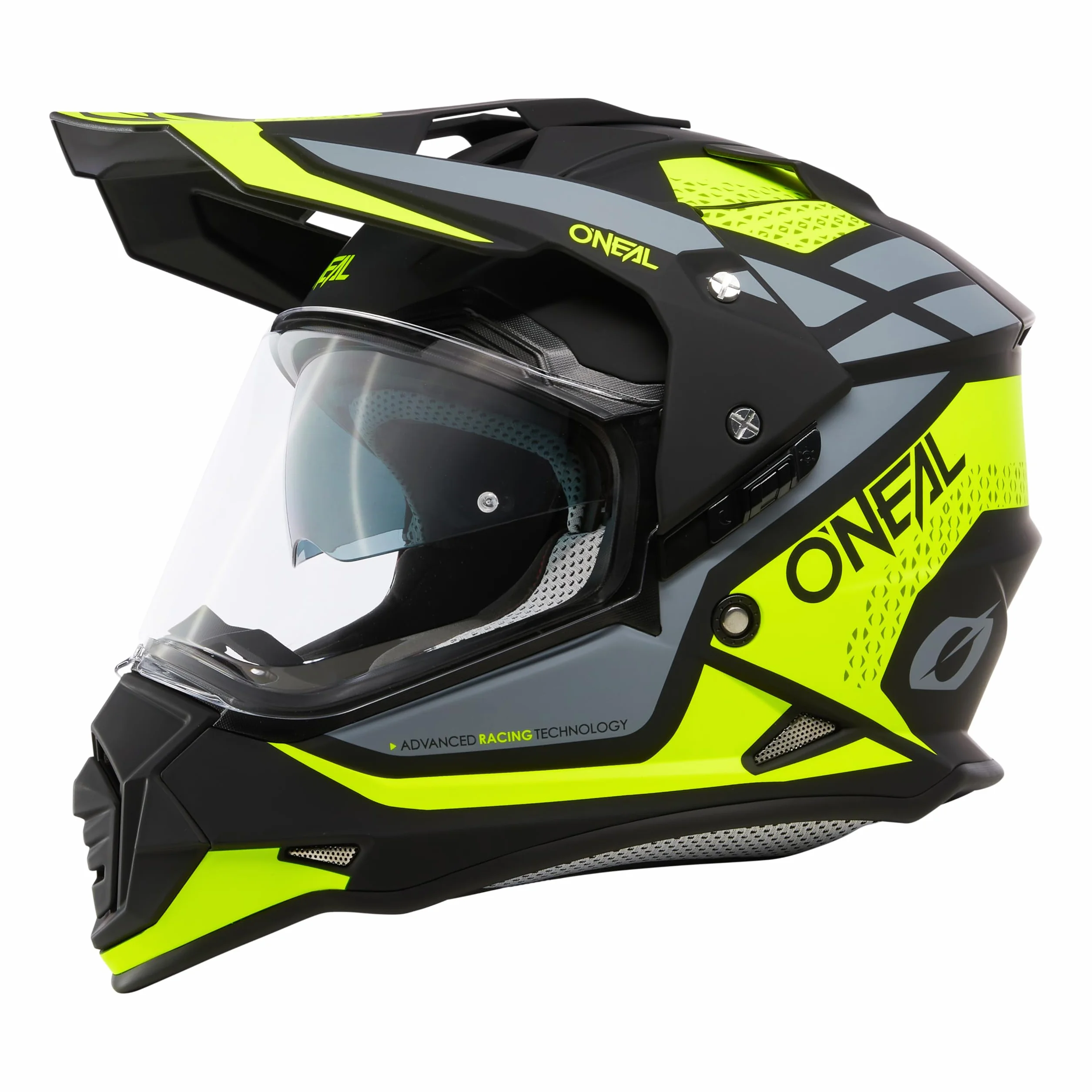 O'NEAL Enduro Helm Sierra R Neongelb Schwarz Grau M