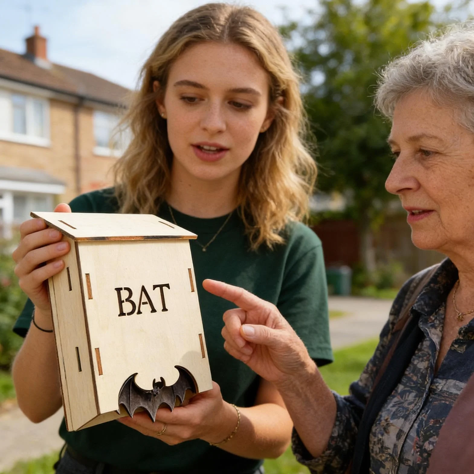 Nichoir à Chauves-Souris en Bois - Habitat pour Jardin