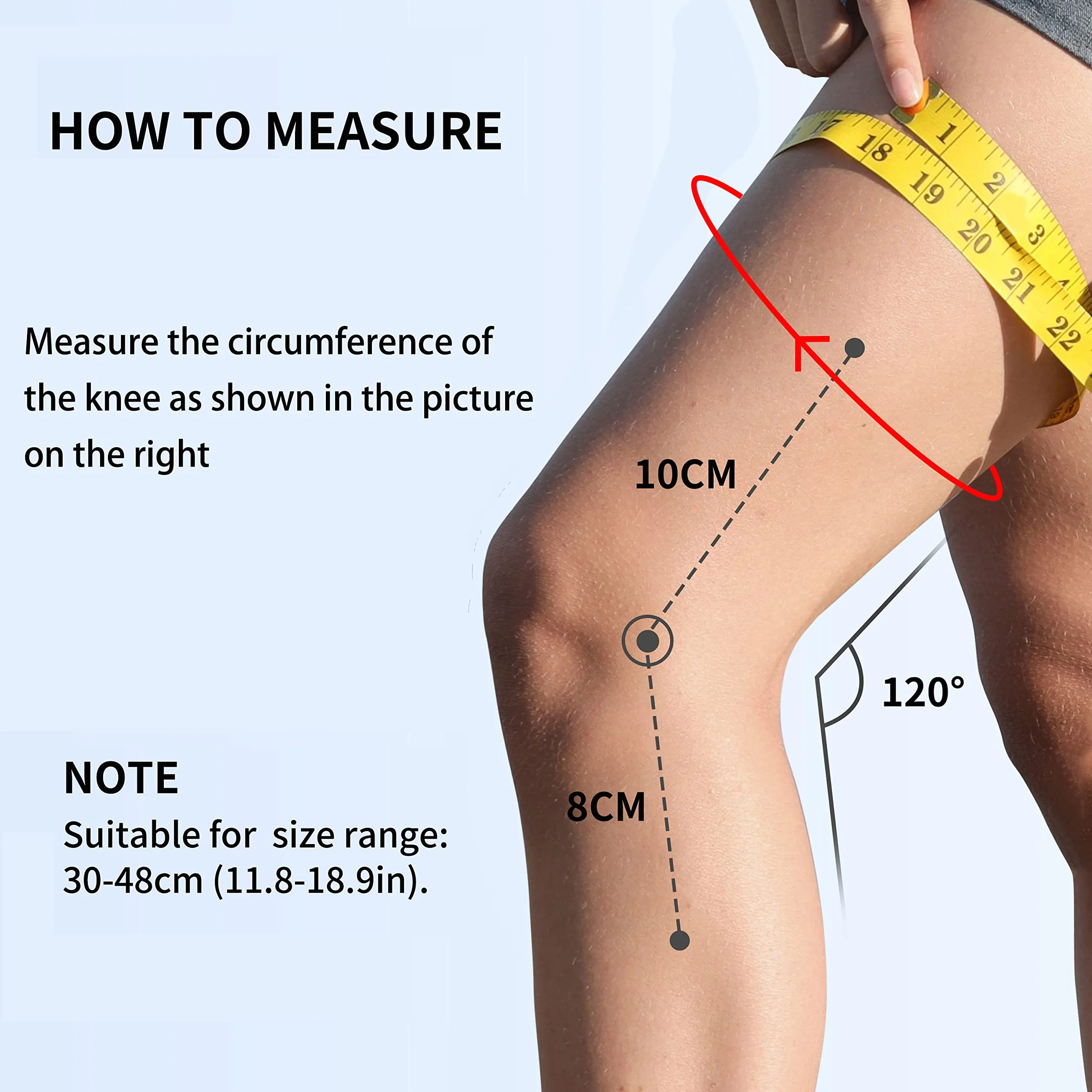 PROIRON Genouillère Sport Genouillère Régable, Genouillère Rotulienne et Ligamentaire avec Stabilisateur à ressort flexible Genouillères pour la Rotule,Noir