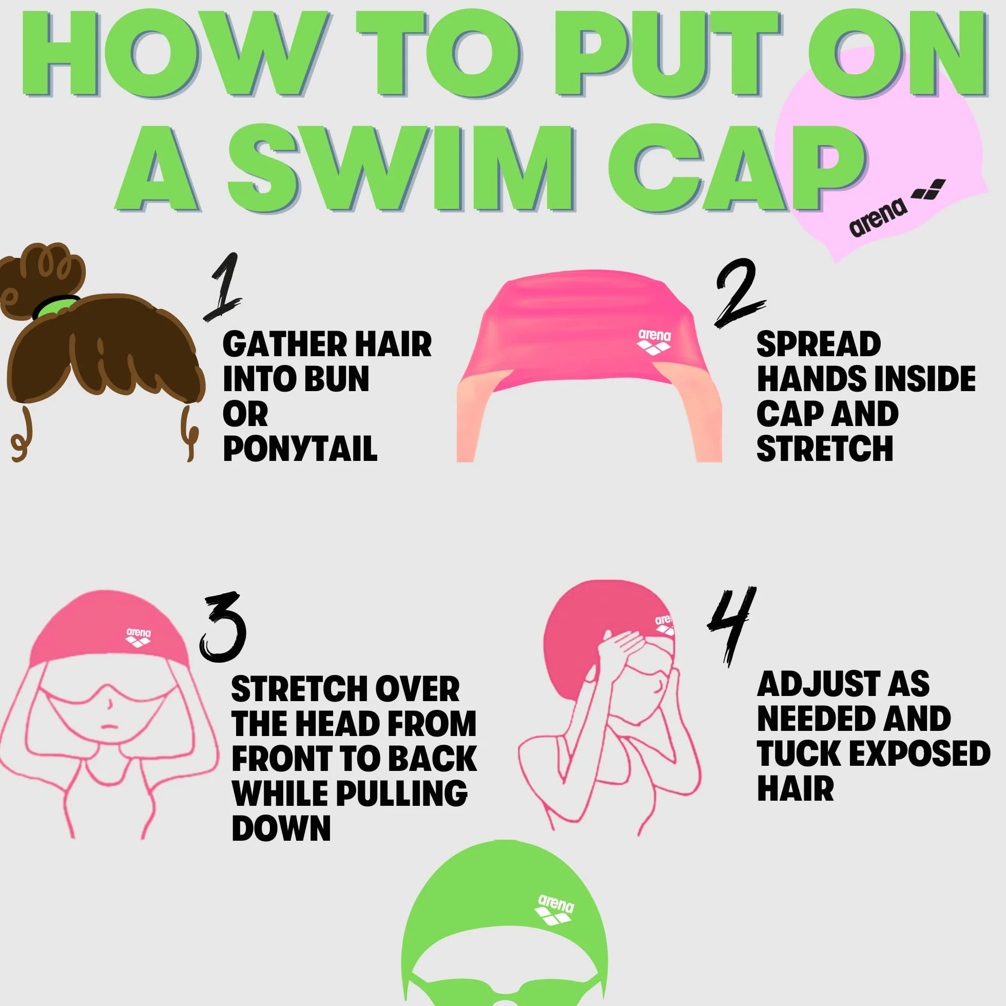 Arena Classic Silicone Junior Unisex Swimming Cap with Reinforced Edge