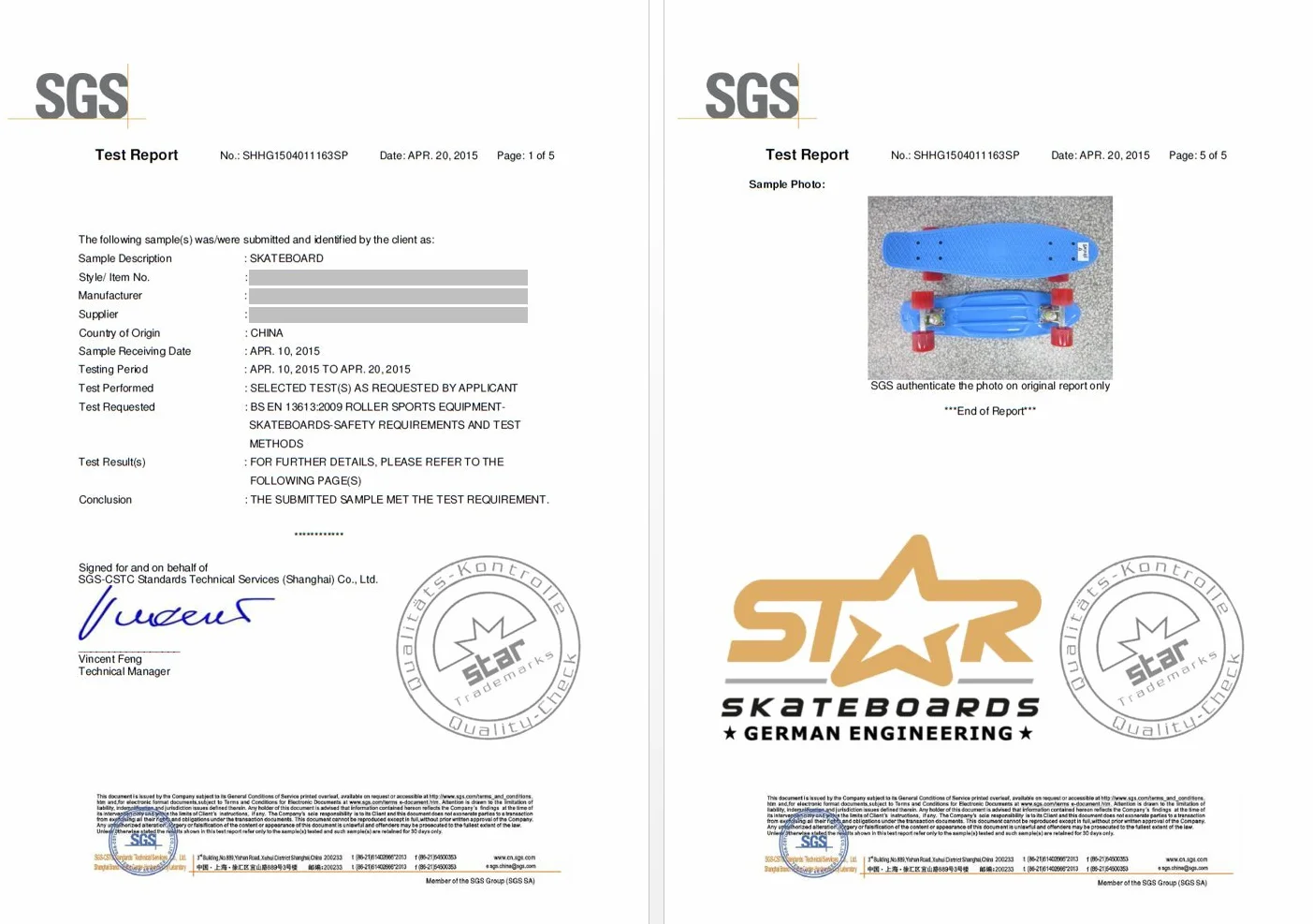 Star-Skateboards® Vintage Cruiser Board ★ 22er Diamond Class ★