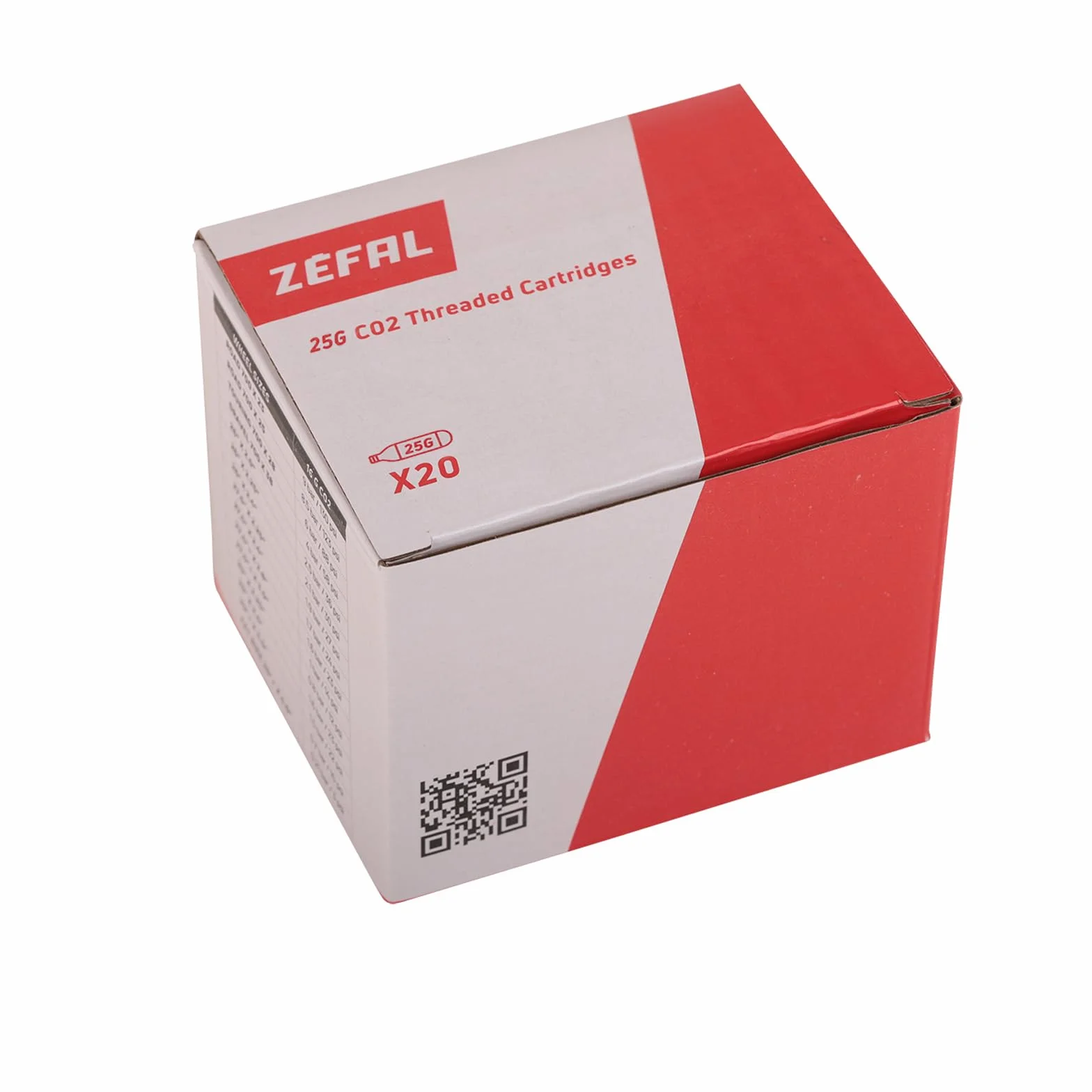 Zéfal Lot de 20 Cartouches CO2 Filetées 25 grammes universelles pour vélo 25g Cyclisme, Or