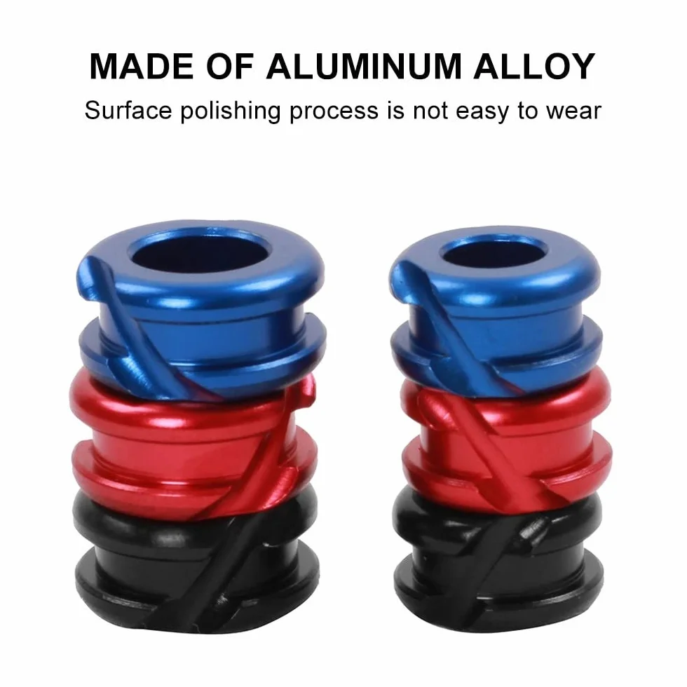 DONGKER 3 Pièces 1/4 '3/16 "Peep Sight,3/16' Tir a l'arc Silicone Peep Sight Tube,Chasse Arc Sight Peep pour Tir a l'arc Accessoires d'arc Composé