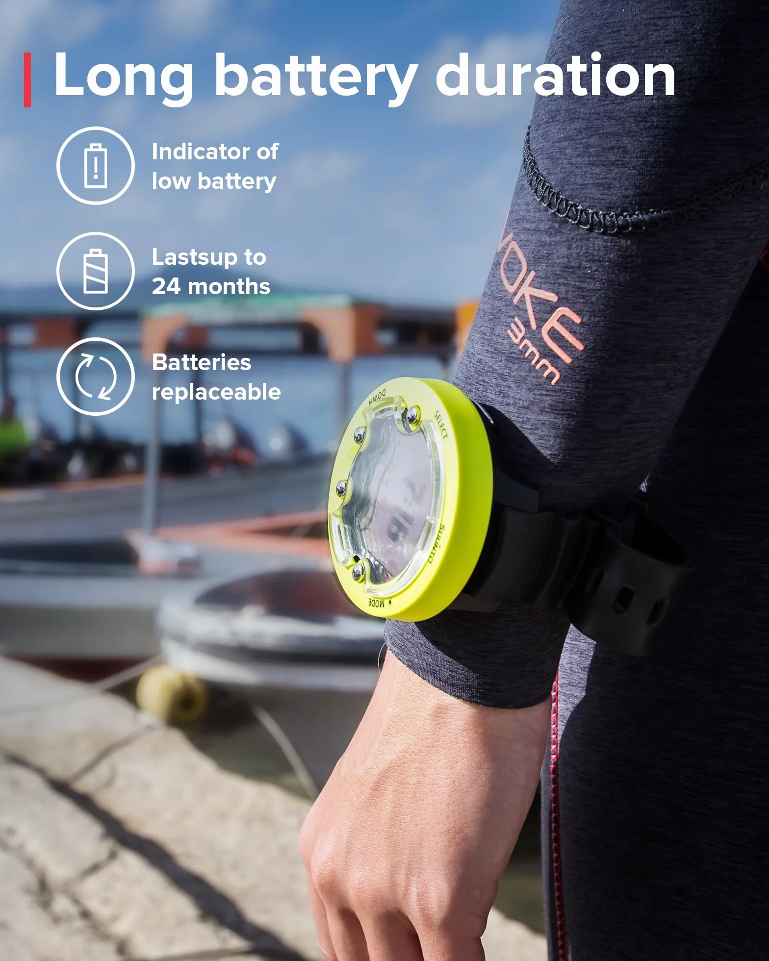 SUUNTO Zoop Novo Wrist Ordinateur de plongée sans USB Noir