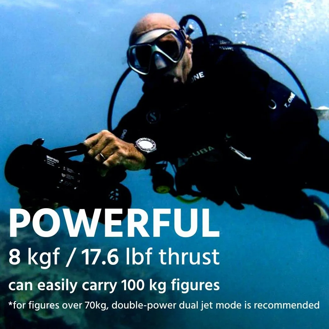 Trottinette sous-marine LEFEET S1 PRO | Trottinette modulaire haute performance avec support de caméra, vitesse max : 6,48 km/h, convient à la plongée et la plongée avec tuba