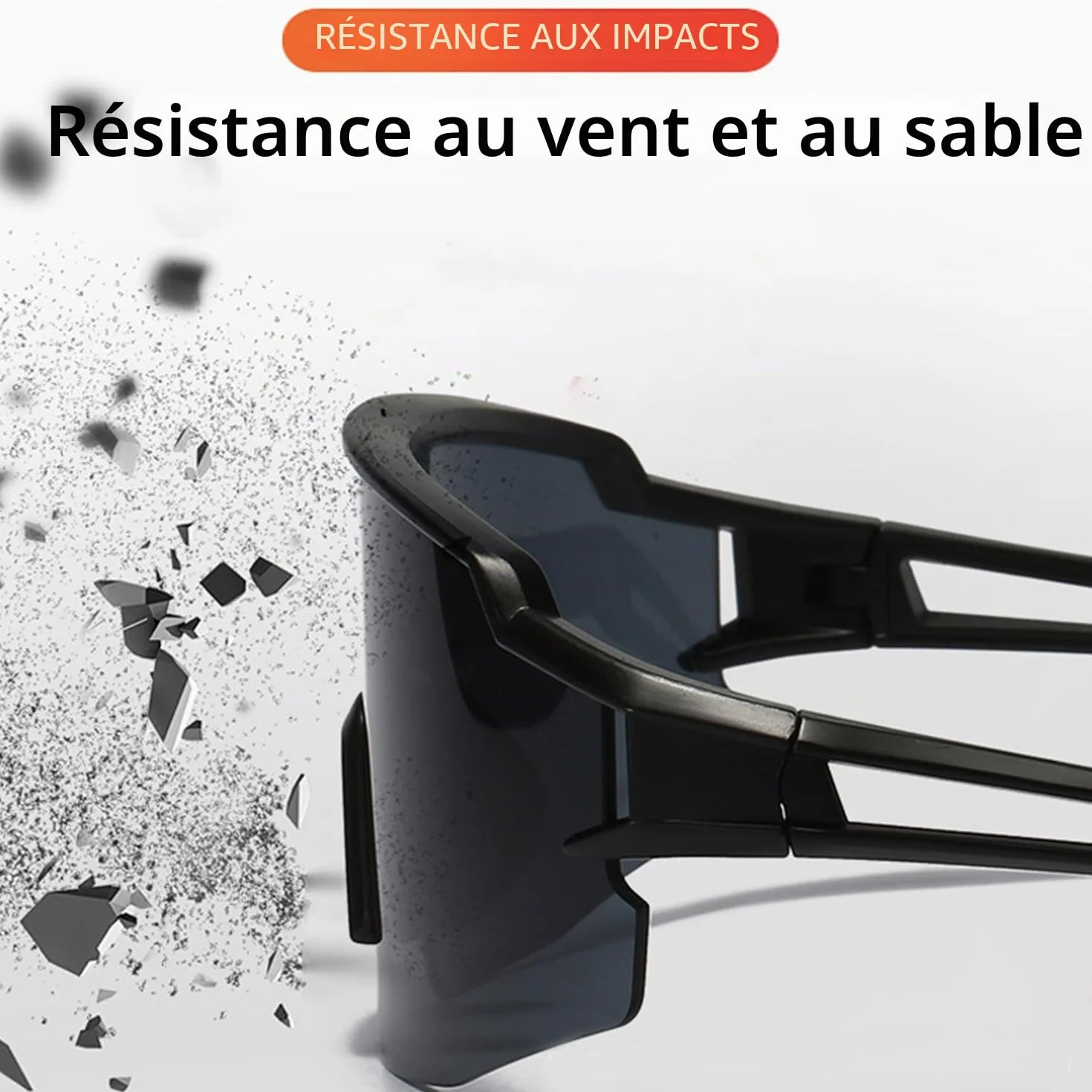lunettes de vélo pour homme et femme, Anti-UV vélo de route Pour activités de plein air Comme le cyclisme, la course l'escalade la conduite la pêche
