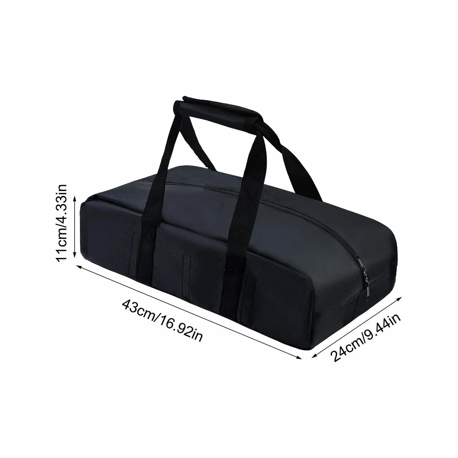 Générique Boccia-Balltasche - 43 Cm Oxford-Stoff Tragetasche | Acht Fächer, Robuste Boule-Aufbewahrung Für Freizeitspieler, Garten, Sportausrüstung, Familienaktivitäten, Und Wettkampf-Spiele