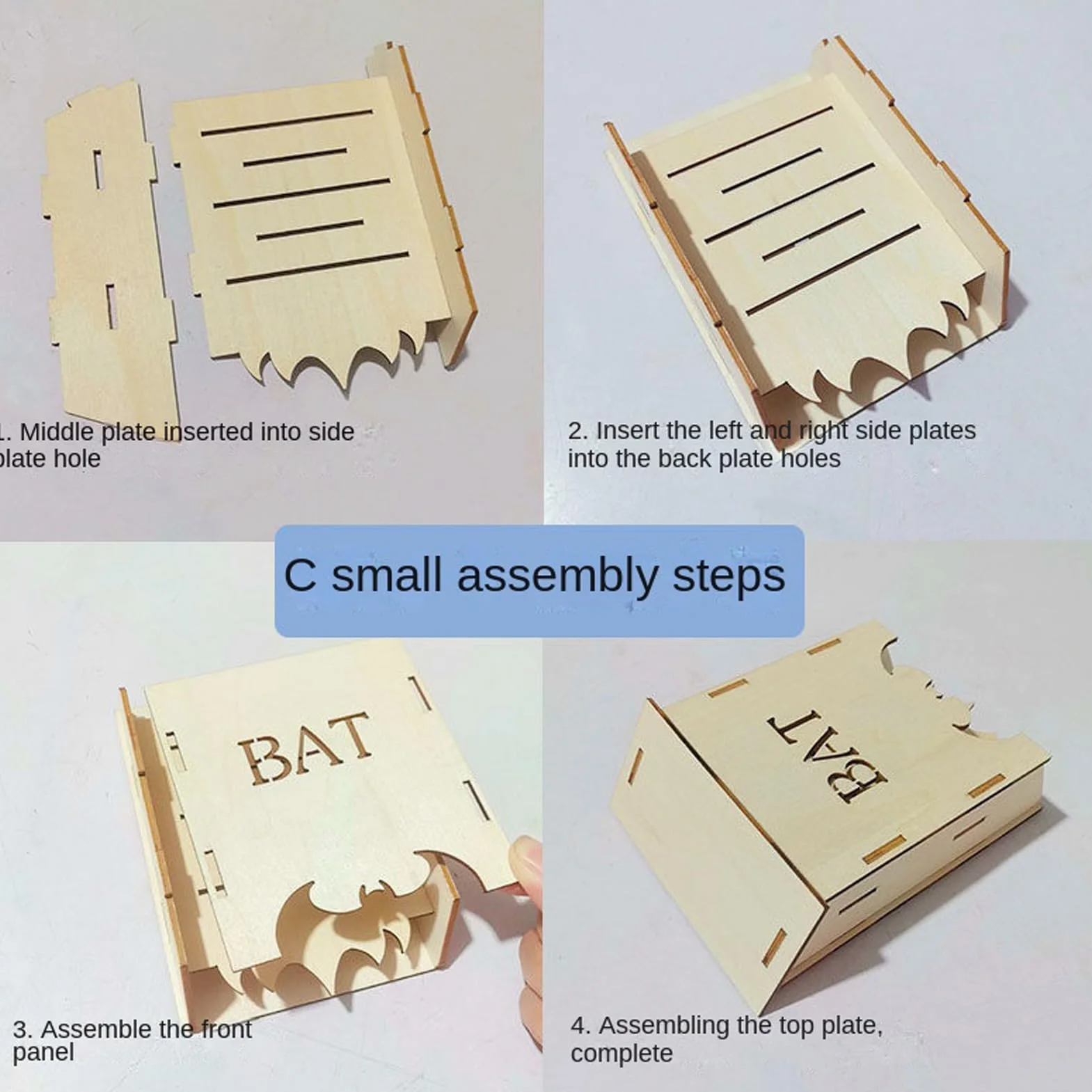 Nichoir à Chauves-Souris en Bois - Habitat pour Jardin