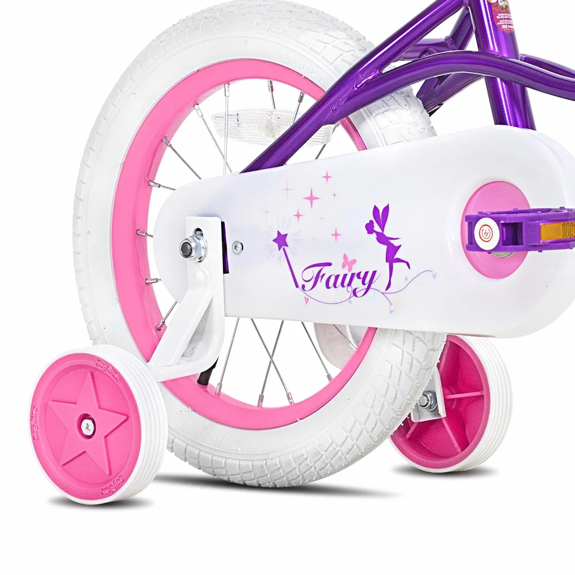 JOYSTAR 12/14/16/18 Pouces vélo pour Enfants de 2 à 9 Ans, vélo pour Filles de 12/14/16/18 Pouces avec stabilisateurs et Panier