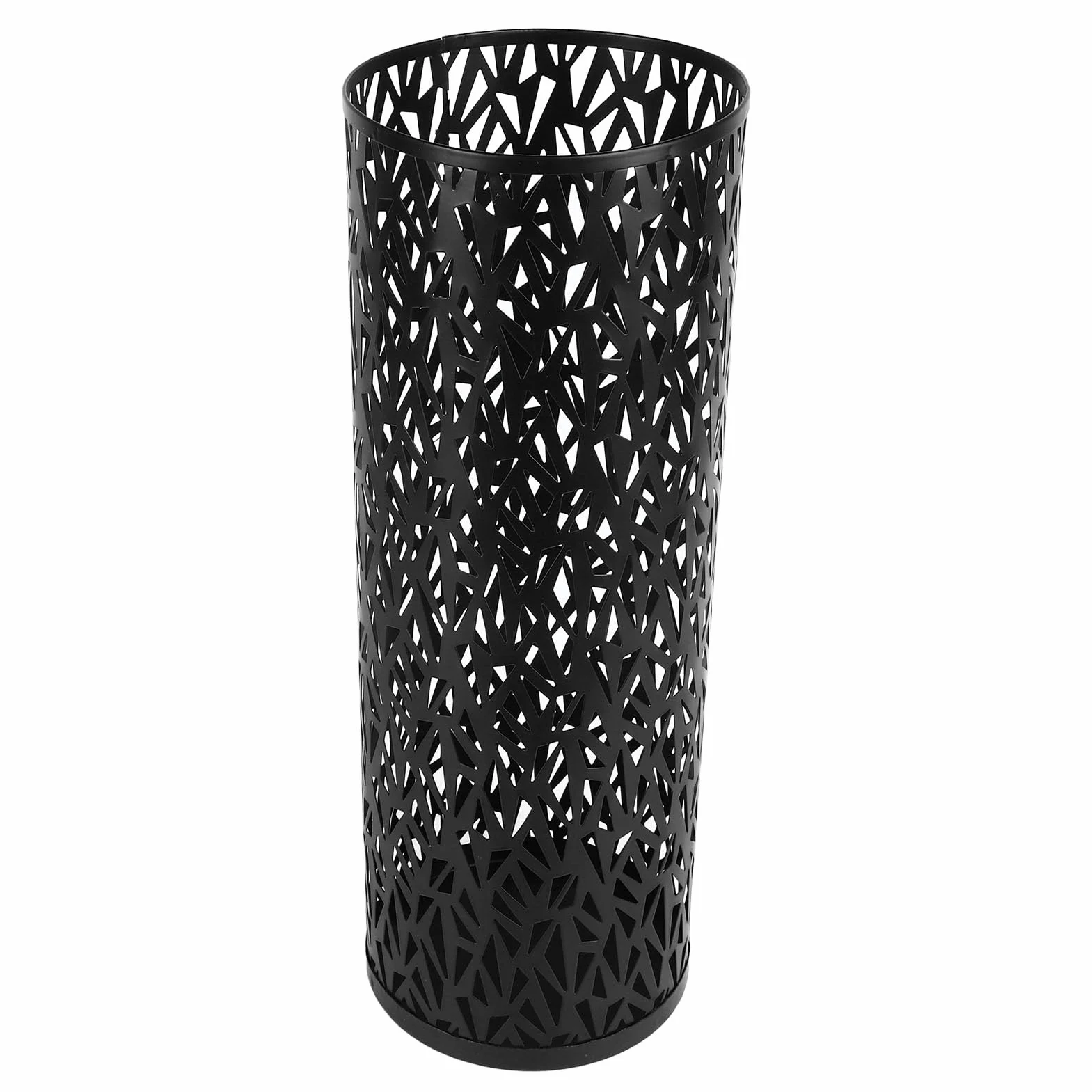 Sonew Porte-Parapluie Autoportant Métal Rond Noir 40 cm