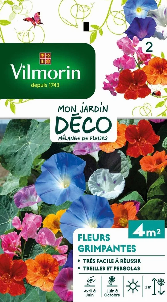 Vilmorin Pack de Graines Fleur Grimpante