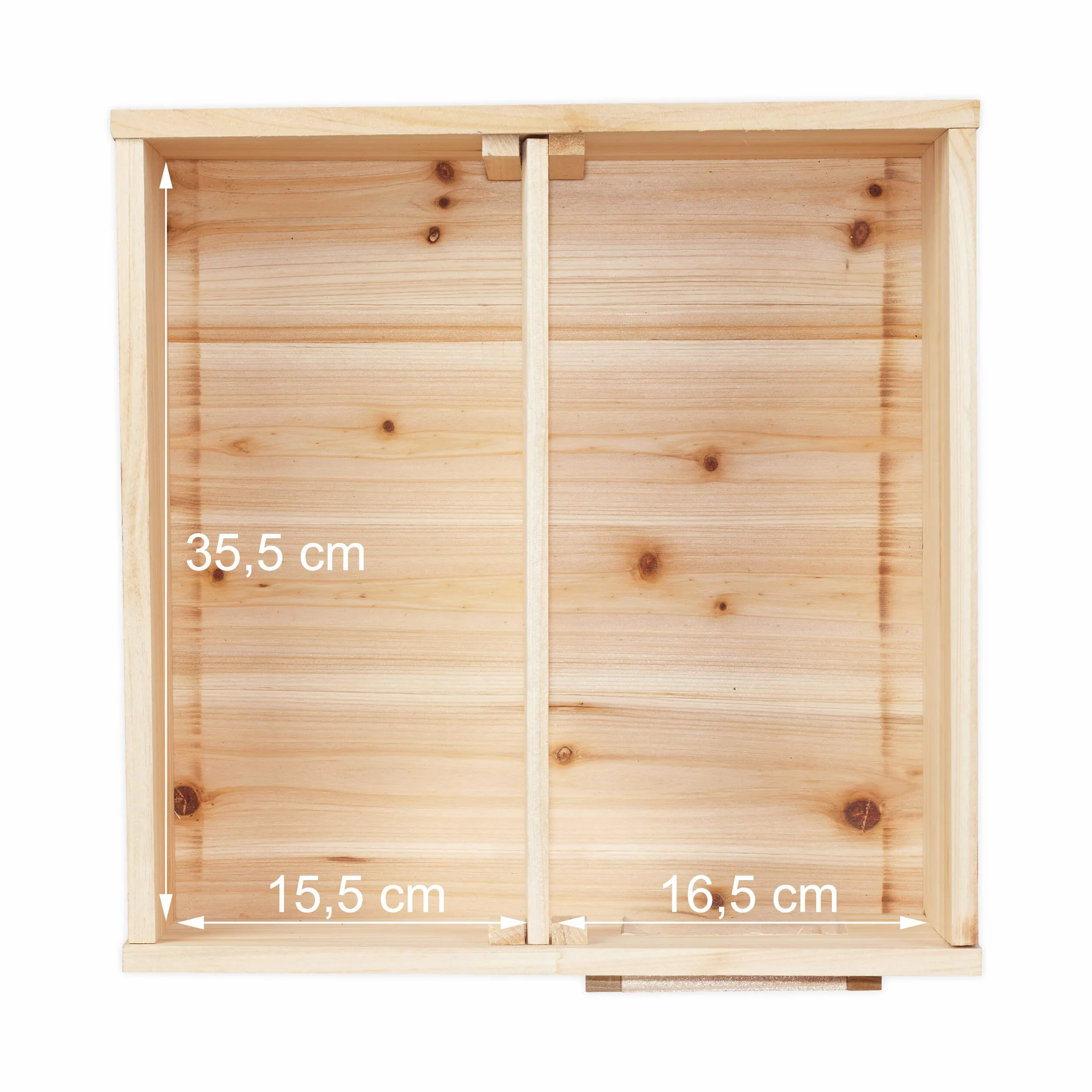 Relaxdays Maison à hérisson Bois flambé 2 Parties Niche Jardin 21,5 x 40 x 40 cm Marron