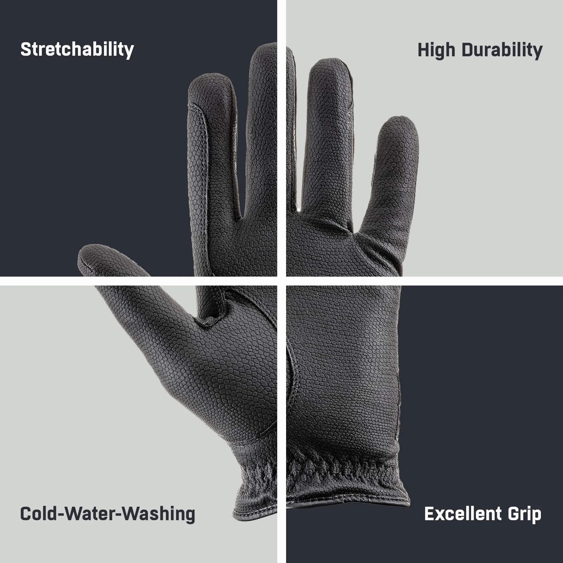 Uvex Sportstyle Winter - Gants d’équitation Élastiques pour Hommes et Femmes - Excellente Adhérence et Durable - Isolation Thinsulate