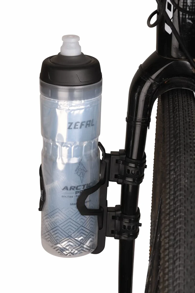 ZEFAL Gizmo Support Adaptateur Porte Bidon Velo Universel Noir