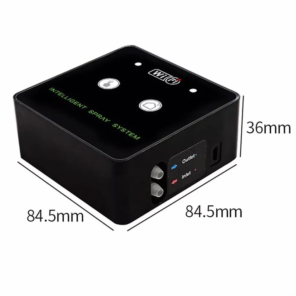 Système de brumisation intelligent WiFi pour terrarium 360° avec pompe - Pulvérisateur rotatif automatique
