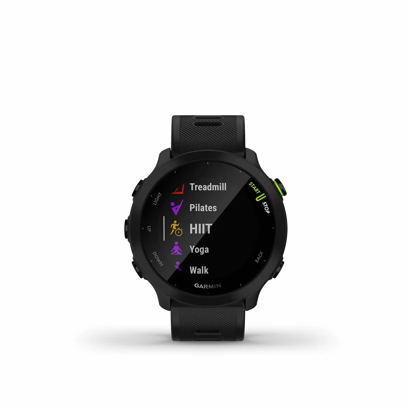 Garmin Forerunner 55 Montre de Course GPS Noir séances d'entraînement Quotidiennes suggérées 2 semaines d'autonomie