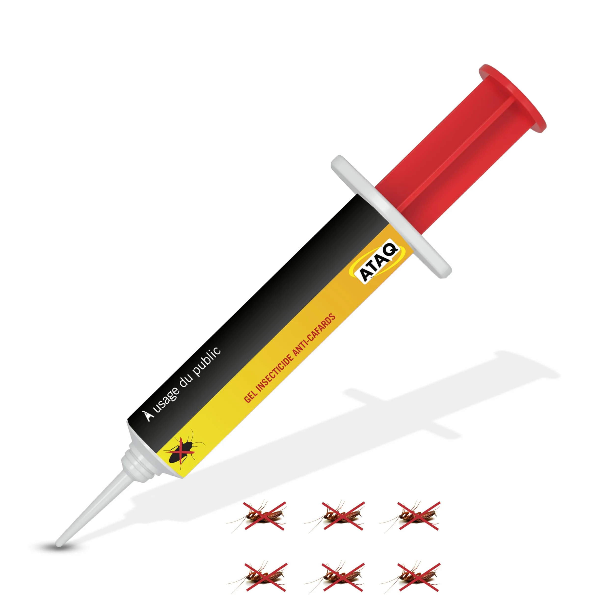 Gel Appât Anti Cafards 10g Professionnelle - Insecticide Puissant Élimine Rapidement Blattes