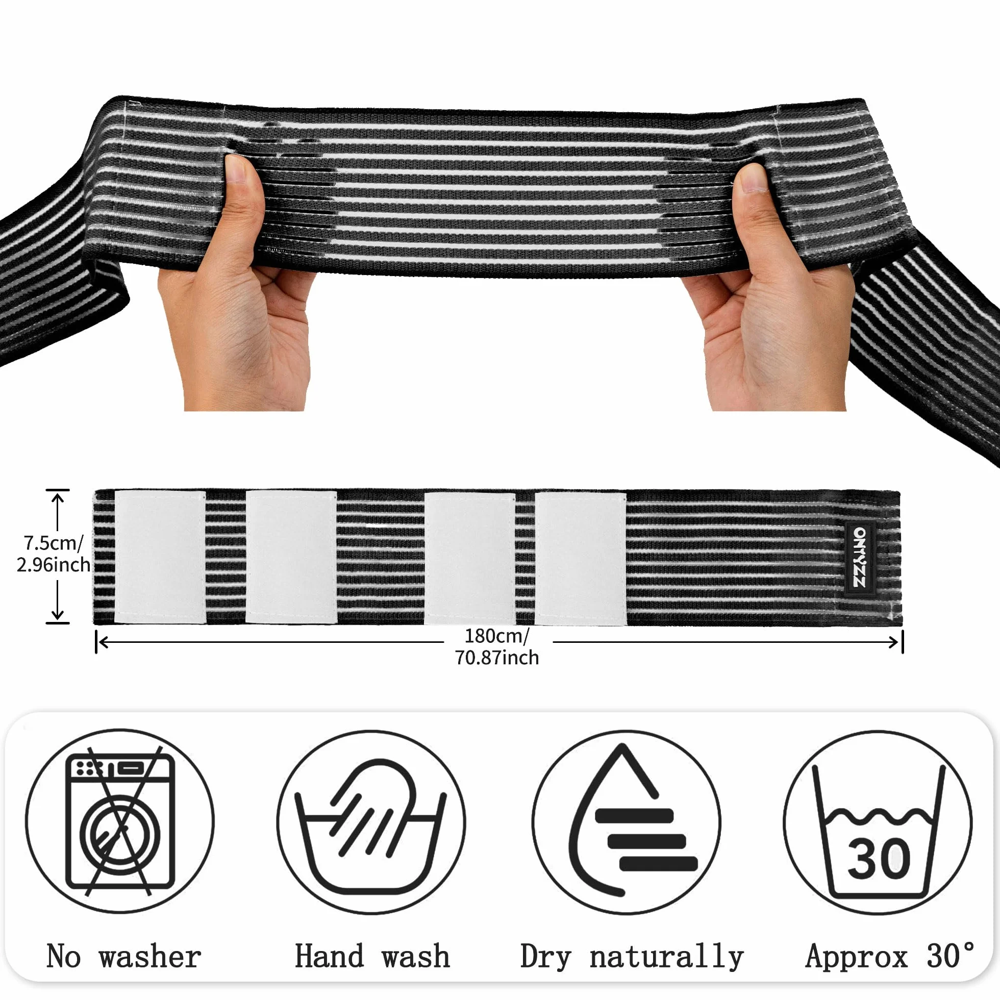 ONTYZZ Bandage du Genou Coude Support Veau Haute Élasticité Compression de la Cuisse Bandage du Poignet Attelle de Cheville pour Sport Gymnase Course S'accroupir Entraînement