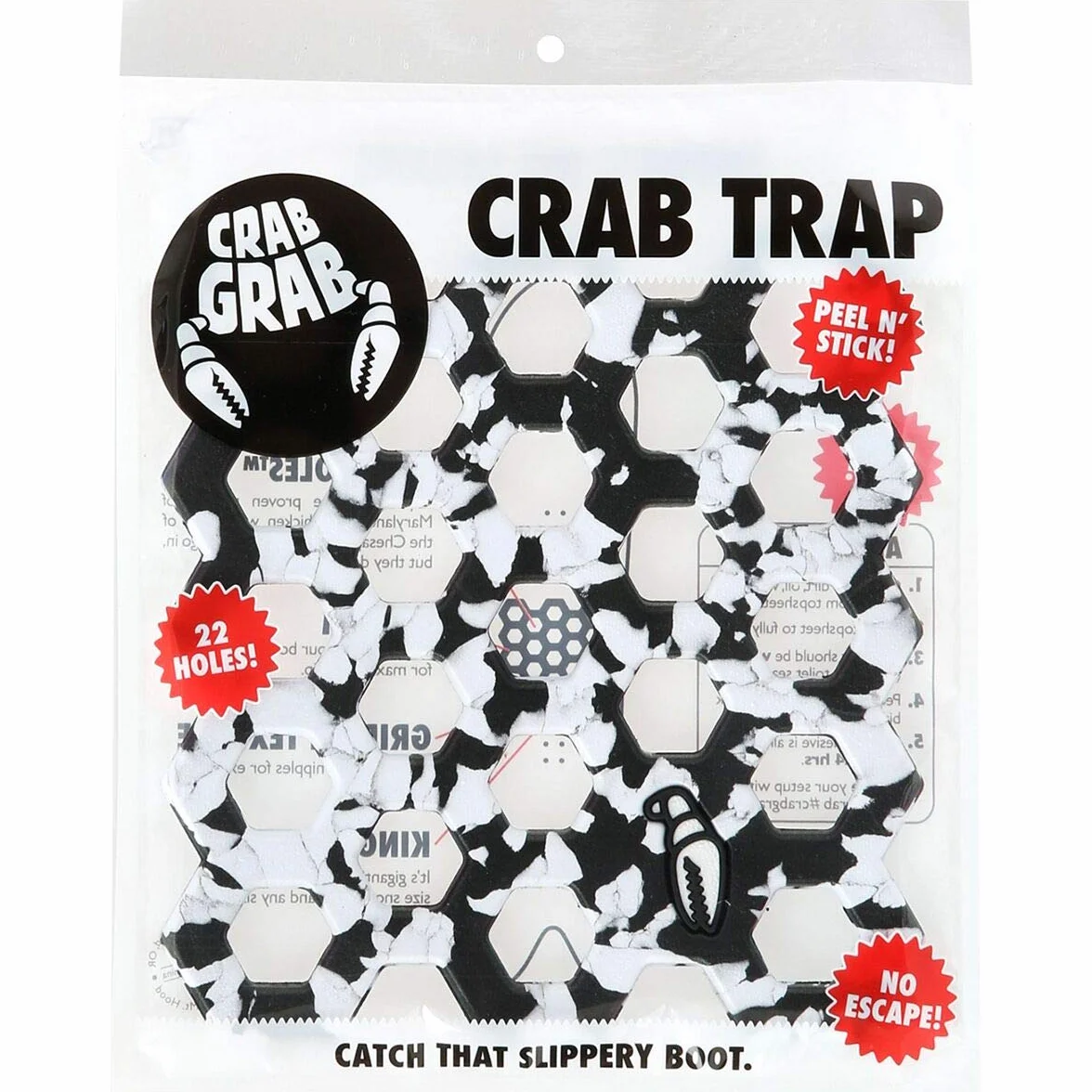 CRAB GRAB Crab Trap Stomppad 2025 Black White Swirl
