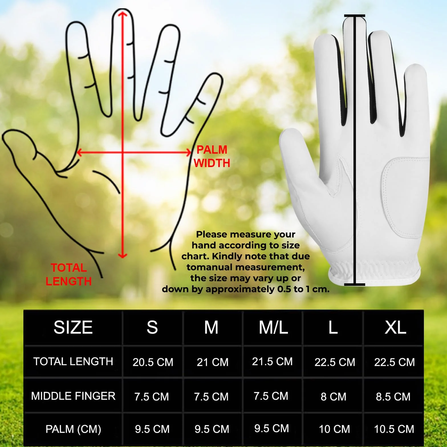 SAWANS Gant de golf homme antidérapant cuir toutes saisons durable confortable flexible performance