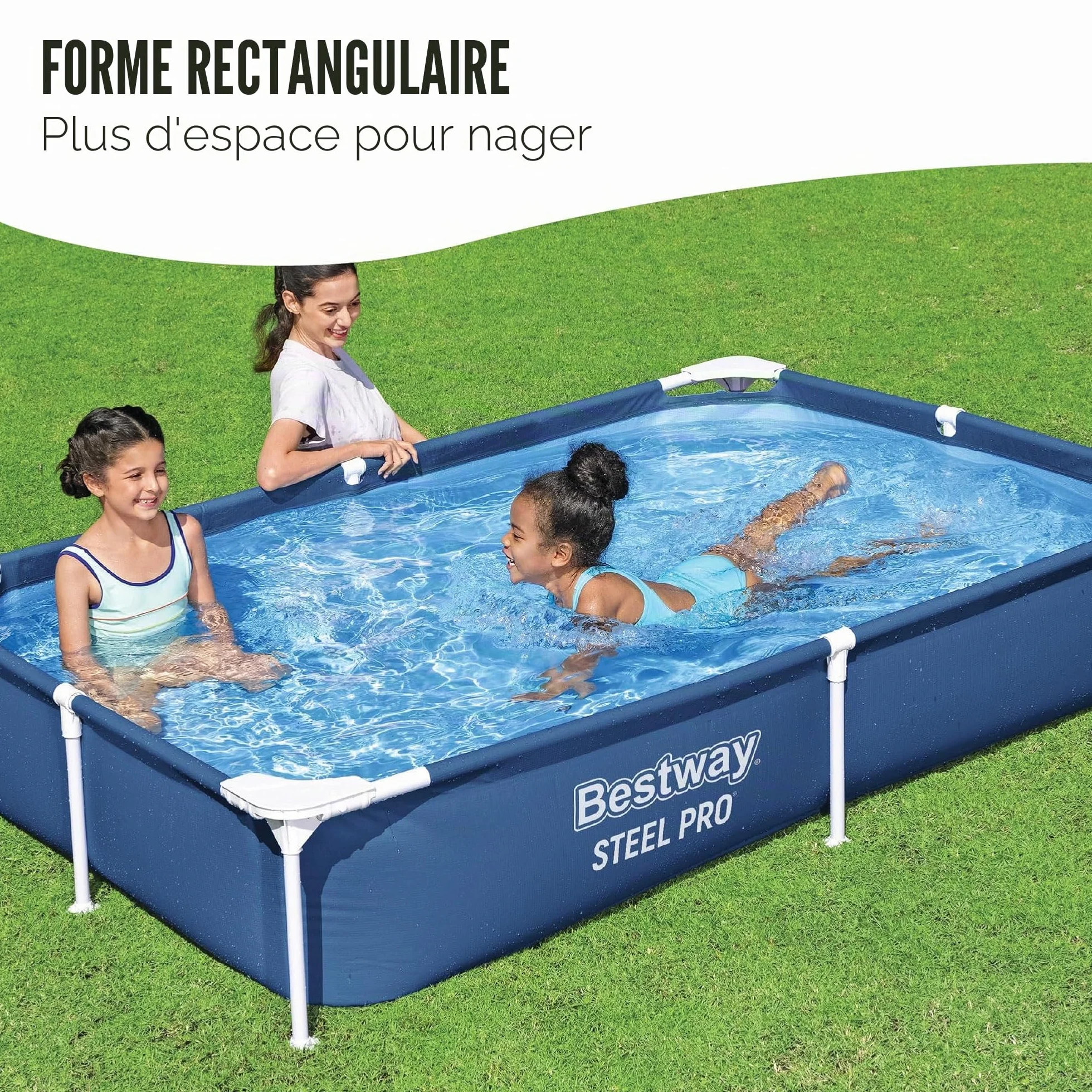 7'3" x 59" x 17" Pool 2.21m x 1.50m x 43cm