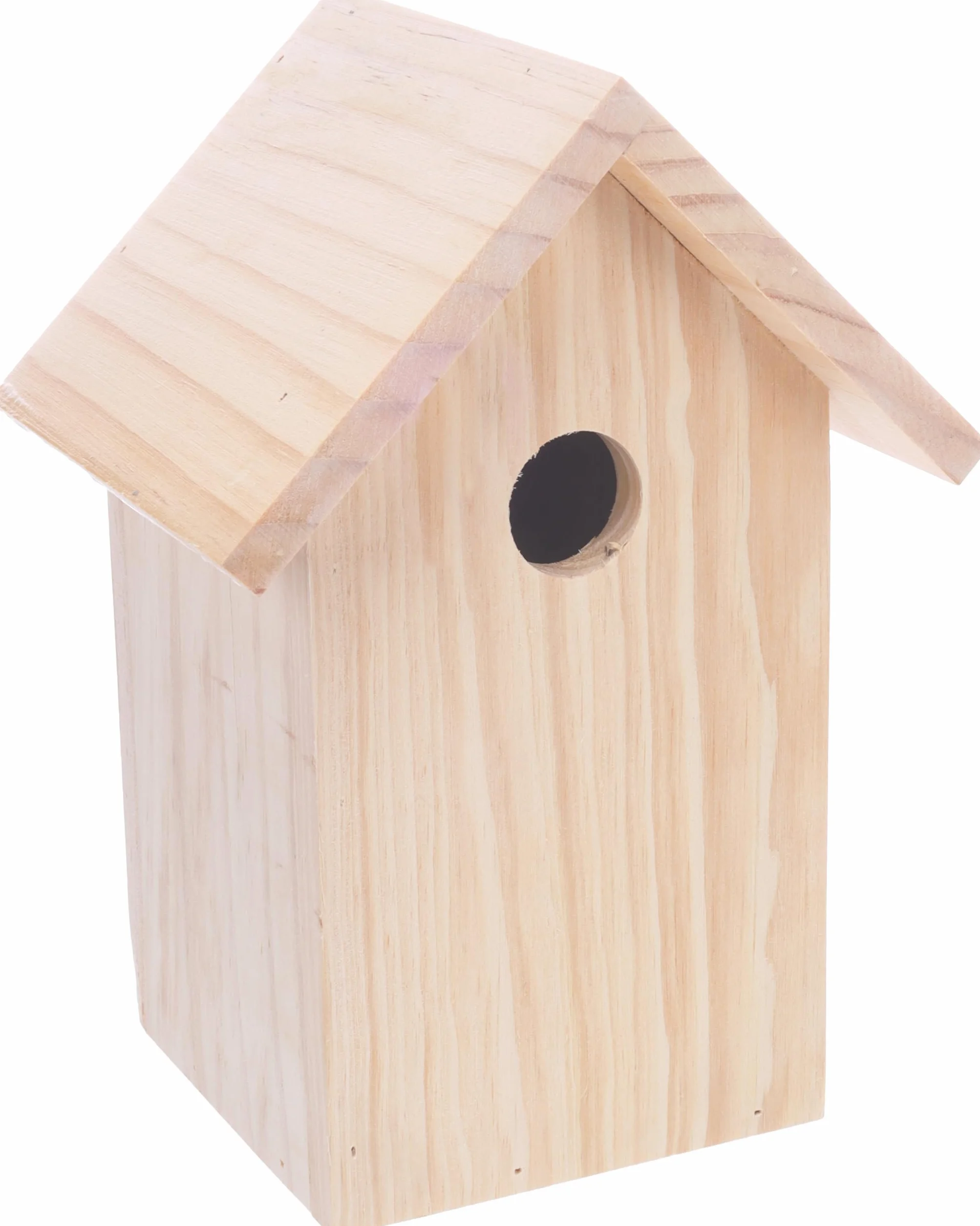Nichoir Oiseaux Exterieur Bois Naturel 18x14,5x25cm Flamingo Bozo