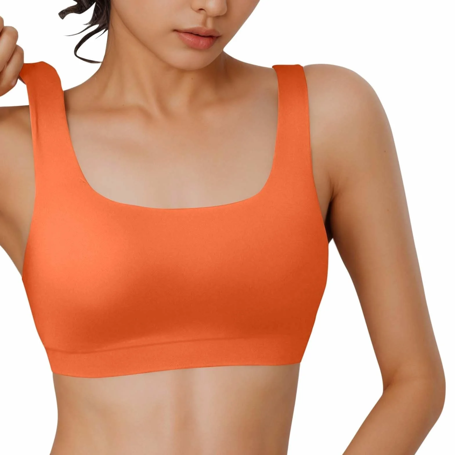 Débardeur de Sport Respirant et résistant aux pour Femme, idéal Le Fitness, Yoga la Course à Pied Bustier Sexy Lacet Soutien Gorge sans Armature, Soutien-Gorge Brassiere Soutien Gorge