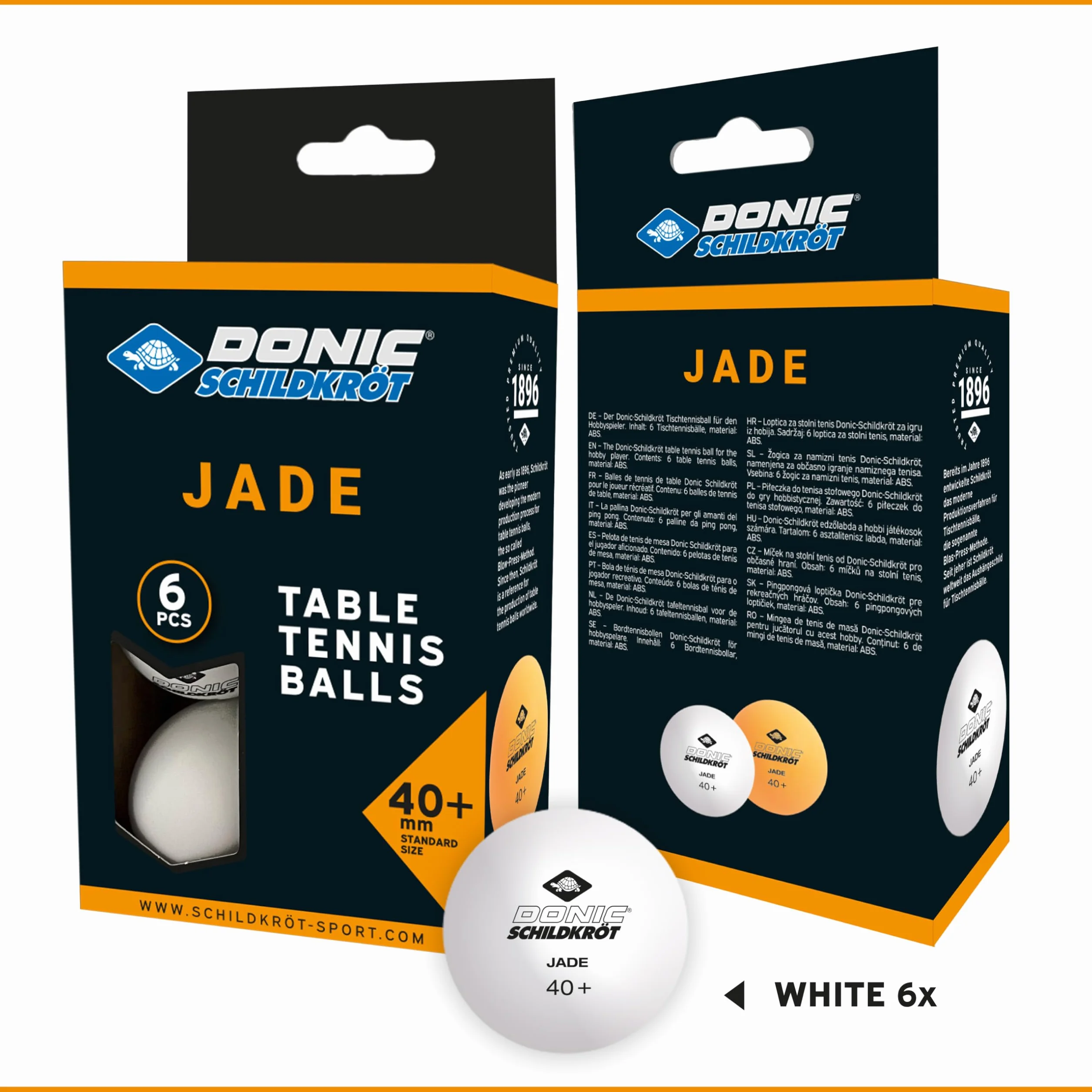 Donic-Schildkröt Balles de Tennis de Table Jade