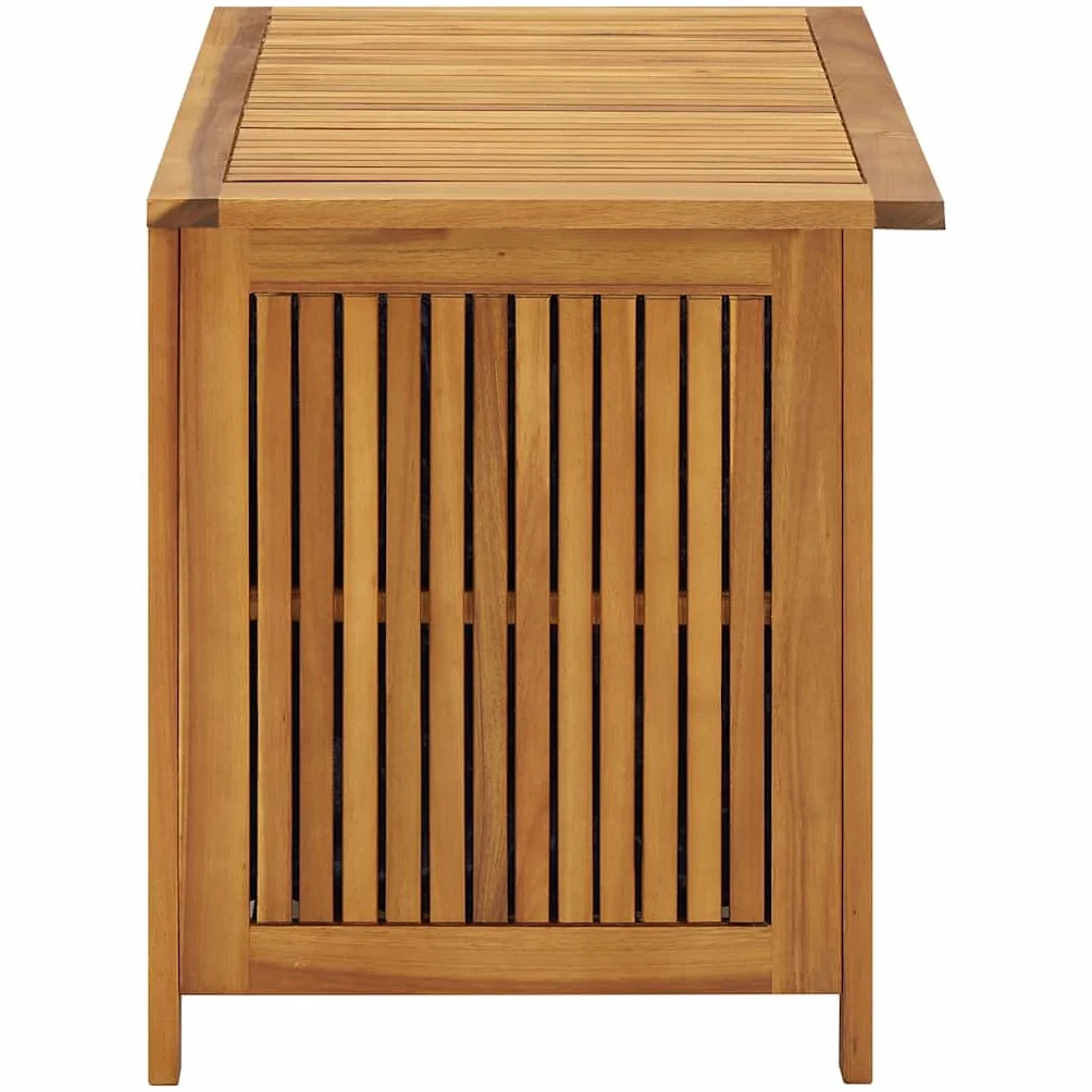vidaXL Boîte de Rangement de Jardin Banc de Stockage en Bois d'Acacia Solide 90x50x58 cm