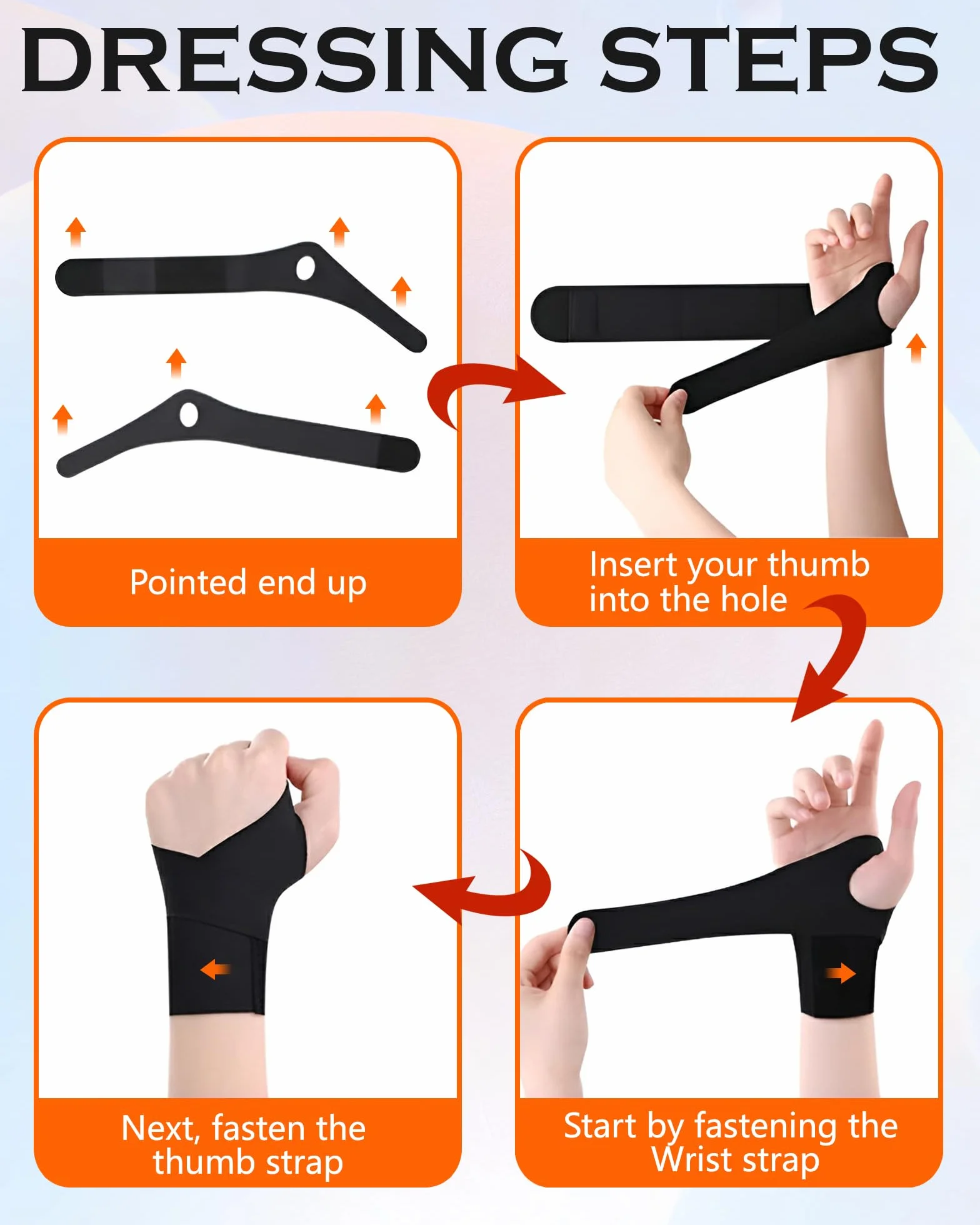 Bandage Poignet Musculation Réglables, Wrist Wraps Sport Fitness Crossfit Gym Homme Femme