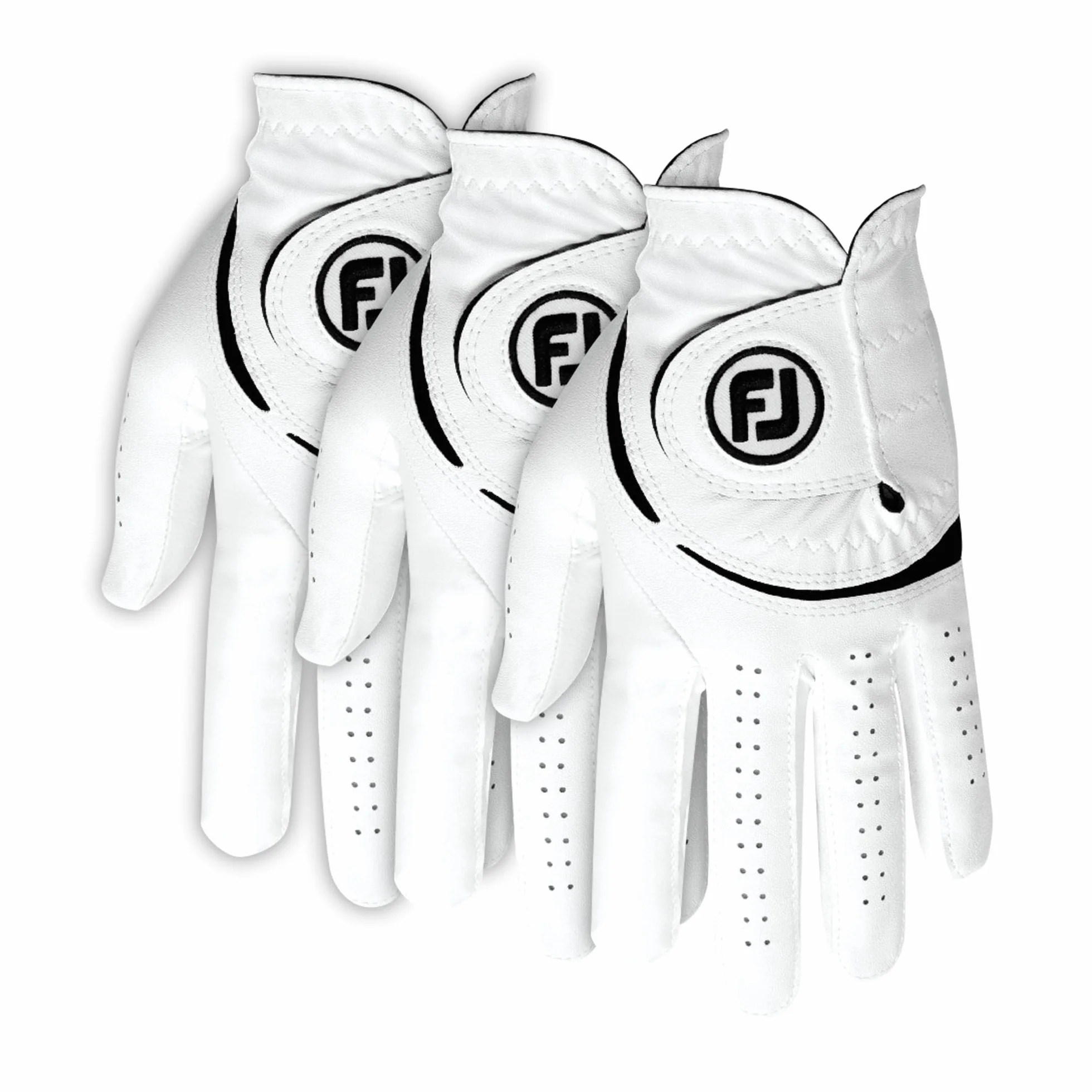 Footjoy WeatherSof Lot de 3 Gants de Golf Homme