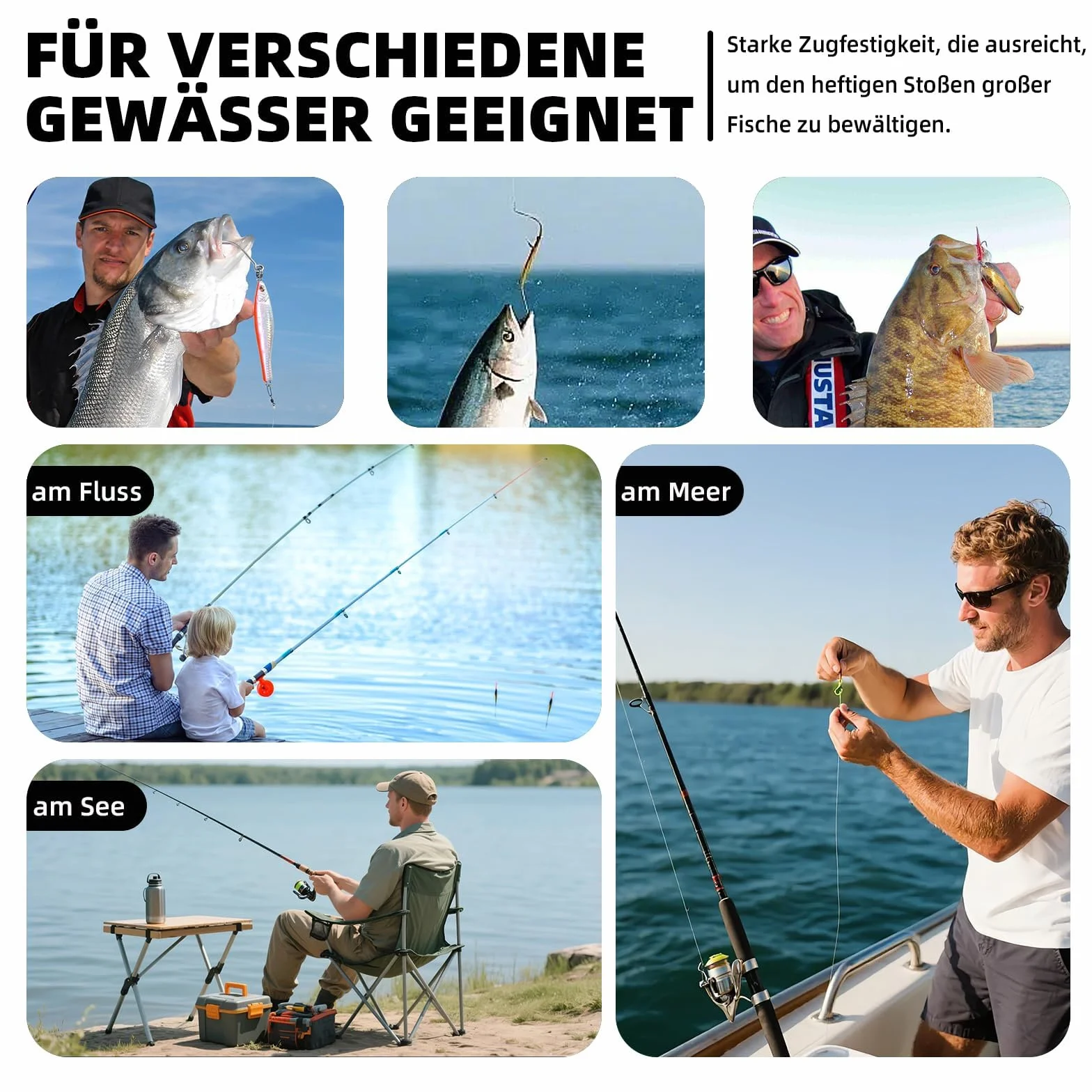 Lot de 100 bas de ligne pour brochet en acier avec émerillons et clips, bas de ligne en acier inoxydable pour la pêche au lancer, 5 tailles, bas de ligne indéchirable pour poissons prédateurs