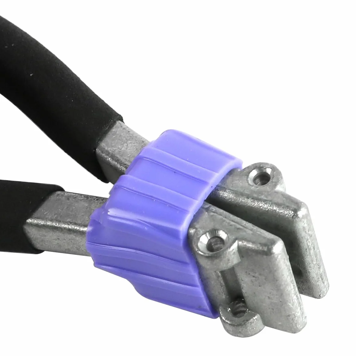 Pince de démarrage à 4 Ressorts pour Cordage de Raquettes de Tennis et de Badminton 7,5 x 14 cm Noir
