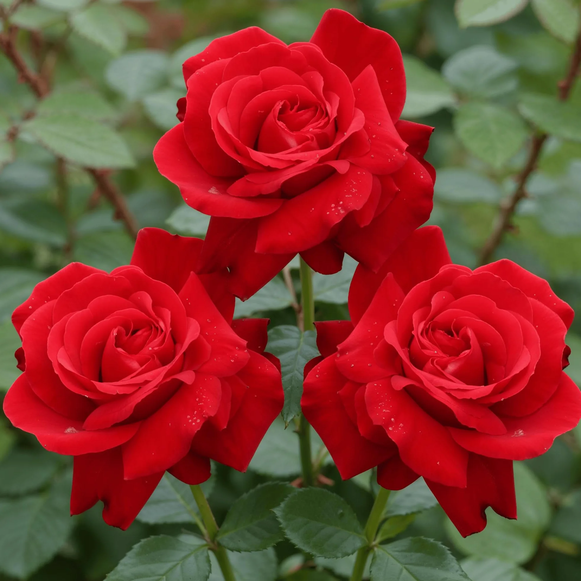 Rose Rouge - Plantes Vivaces Résistantes à Planter Extérieur - Fleurs de Hollande